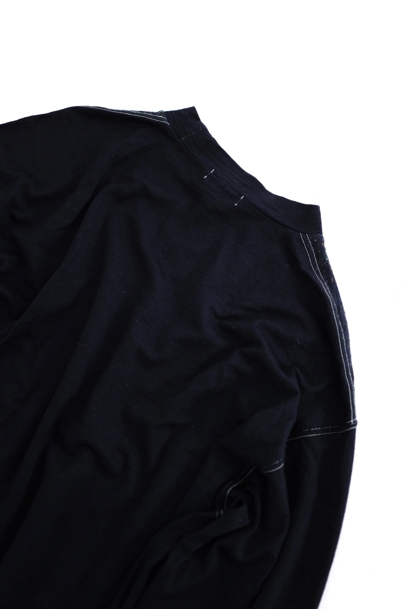 COMME DES GARÇONS Pull en laine Marine vintage, passéist — photo 11