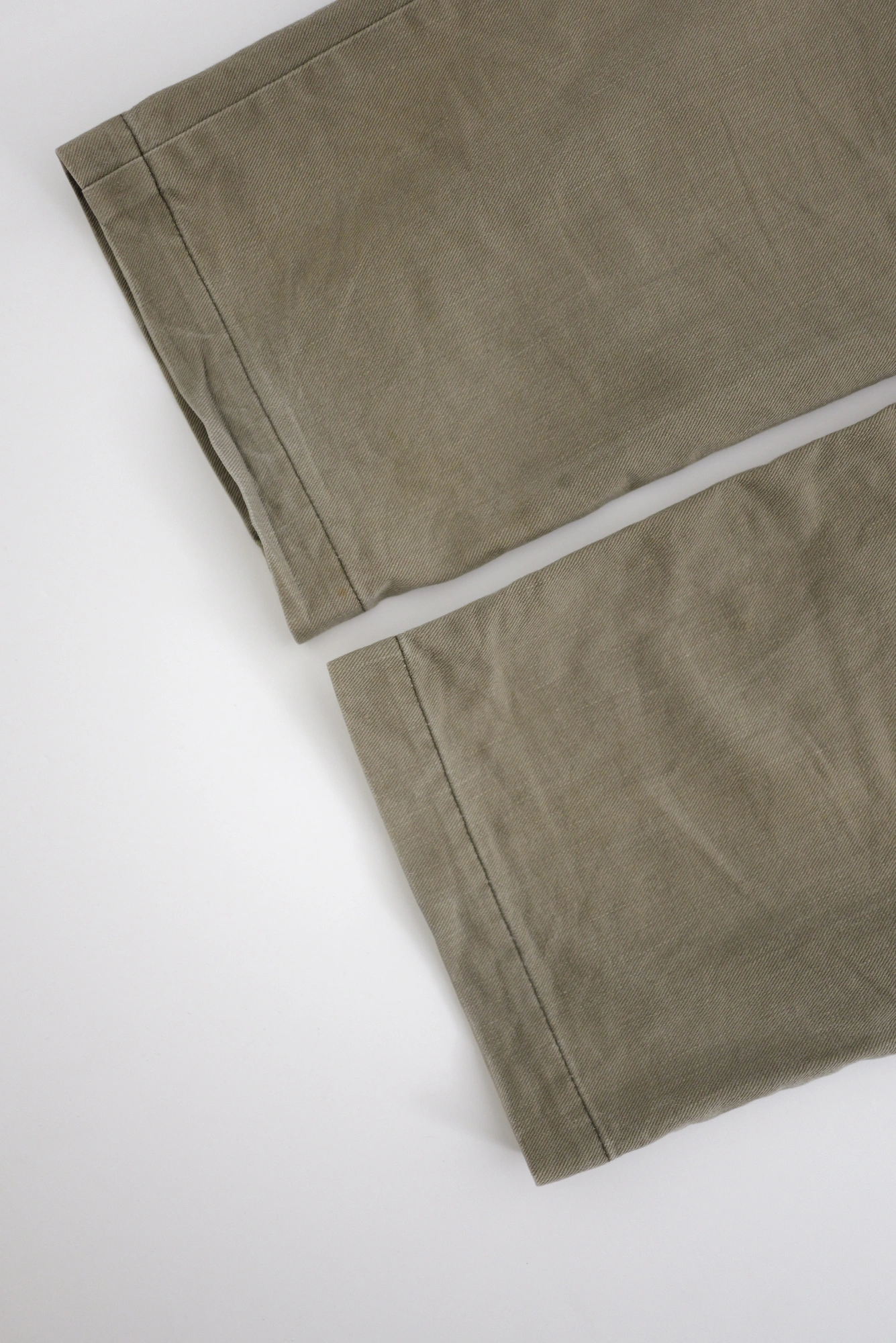 YOHJI YAMAMOTO Pantalon chino Beige vintage, passéist — photo 13
