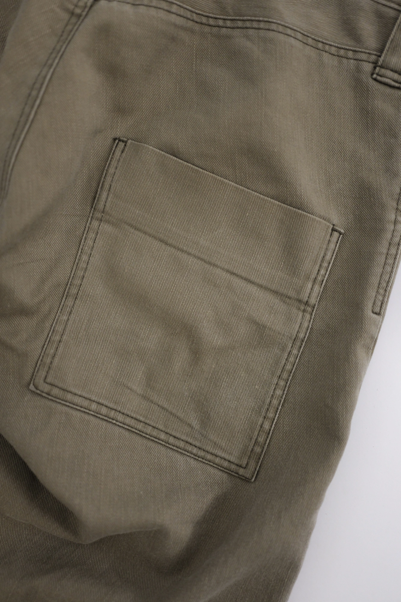 YOHJI YAMAMOTO Pantalon chino Beige vintage, passéist — photo 15