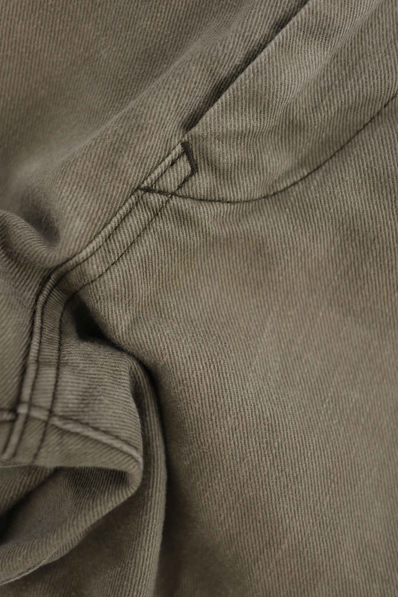 YOHJI YAMAMOTO Pantalon chino Beige vintage, passéist — photo 6