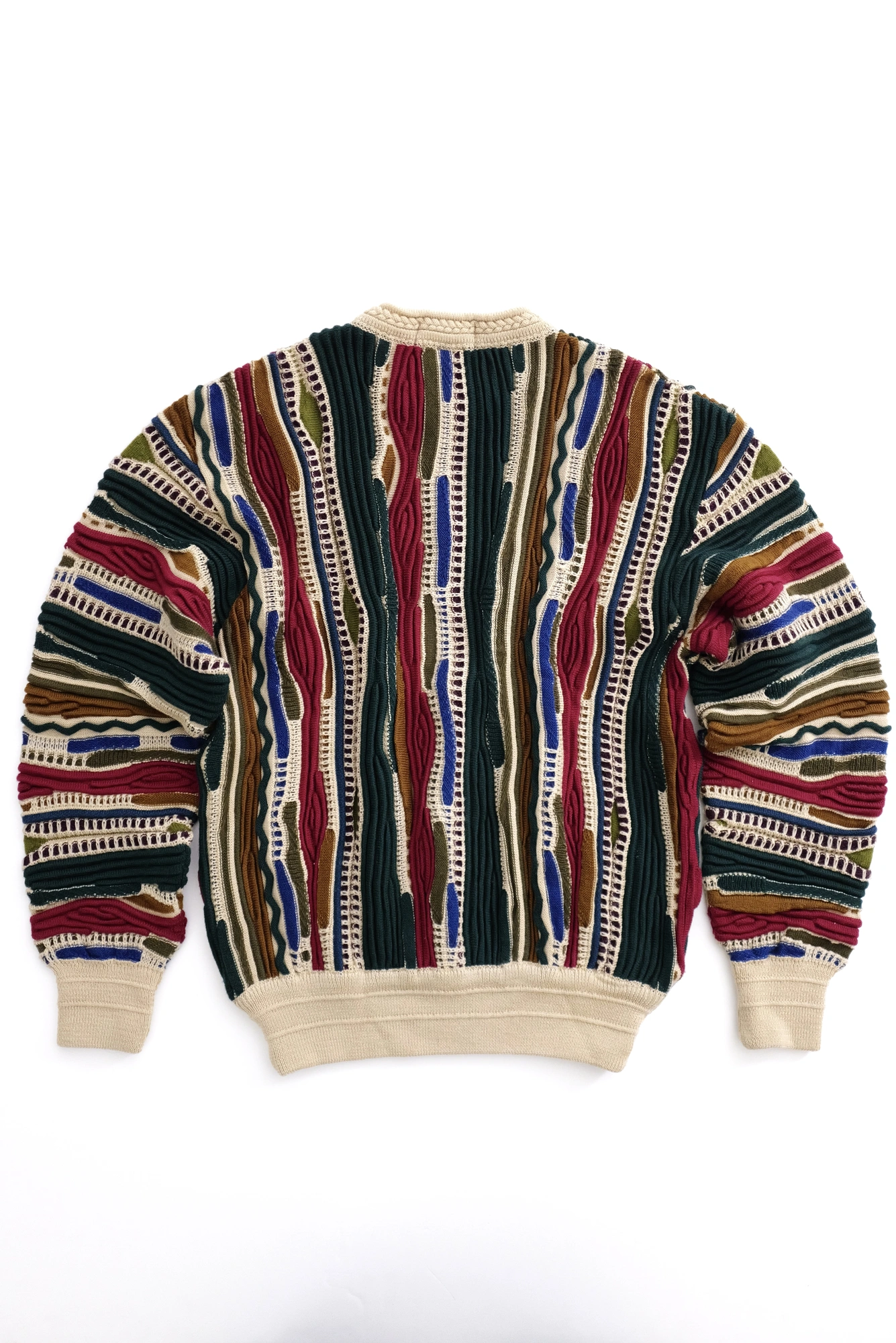 JUNKO KOSHINO Pull en laine Multicolore vintage, passéist — photo 15