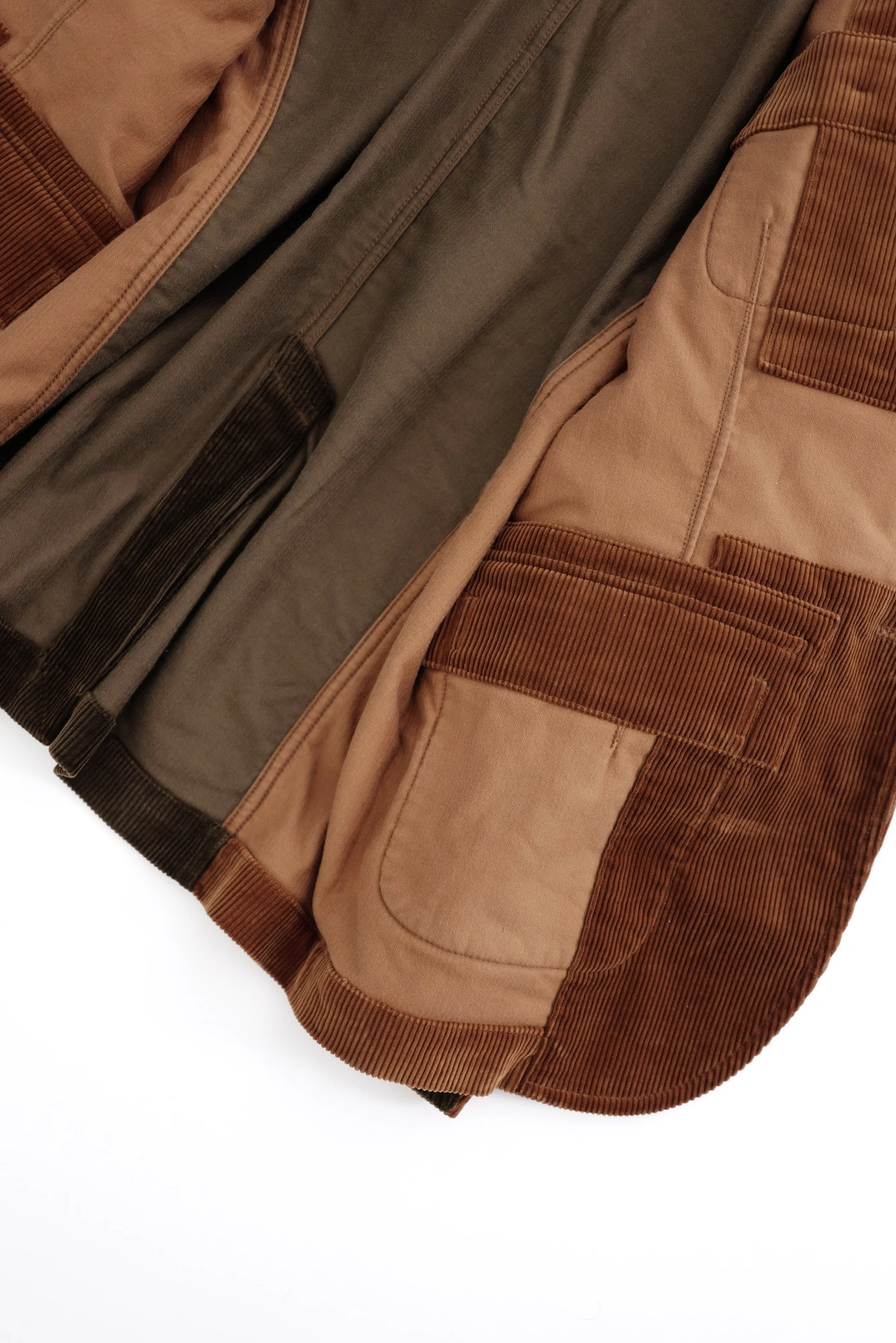 FUMITO GANRYU Veste Marron vintage, passéist — photo 11