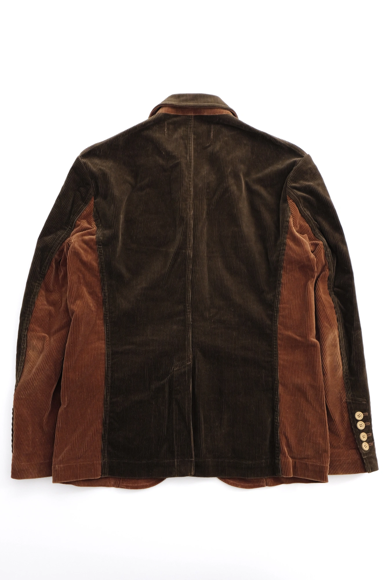 FUMITO GANRYU Veste Marron vintage, passéist — photo 15