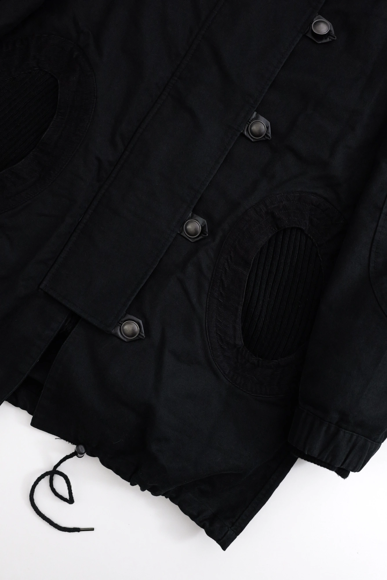 TSUMORI CHISATO Parka Noir vintage, passéist — photo 3