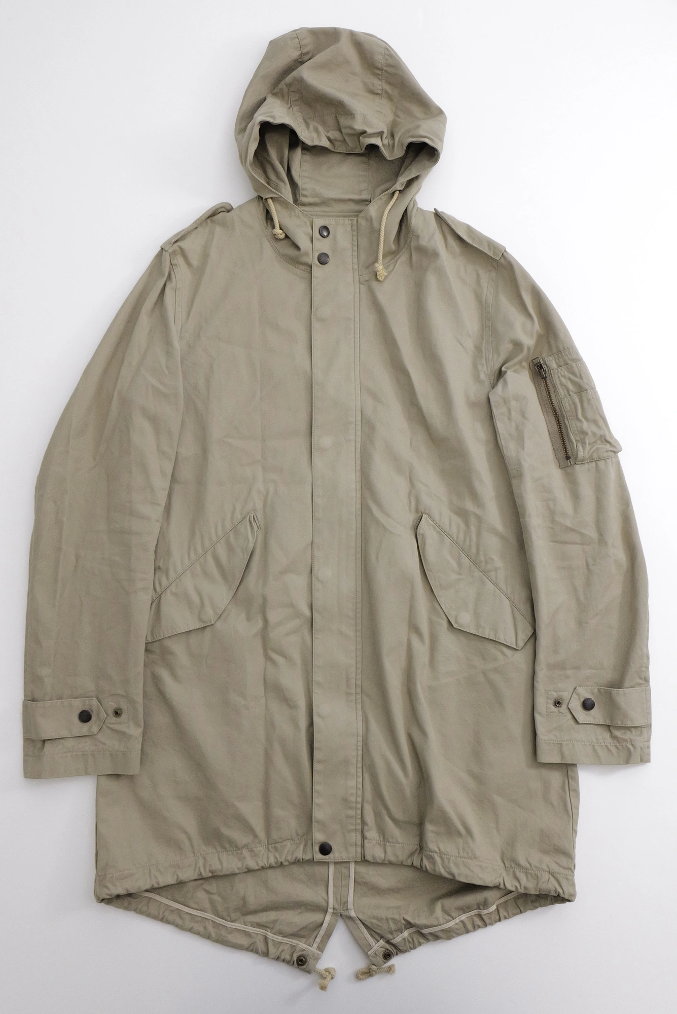 TSUMORI CHISATO Parka Beige vintage, passéist — photo 2