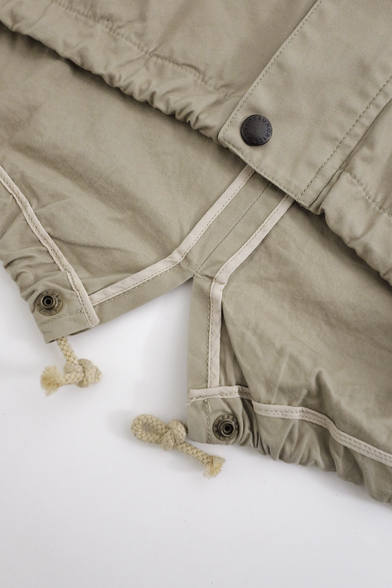 TSUMORI CHISATO Parka Beige vintage, passéist — photo 11