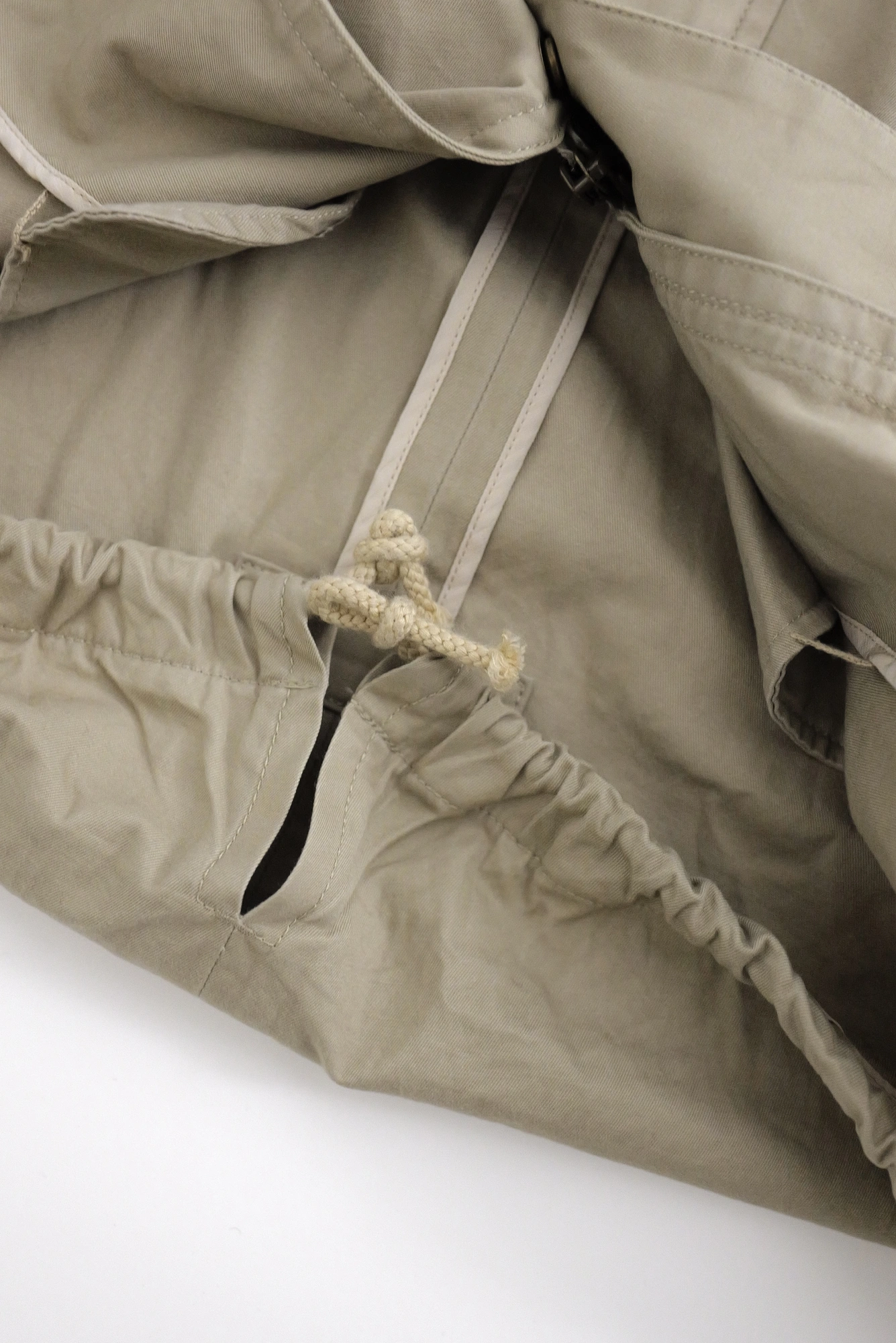 TSUMORI CHISATO Parka Beige vintage, passéist — photo 13