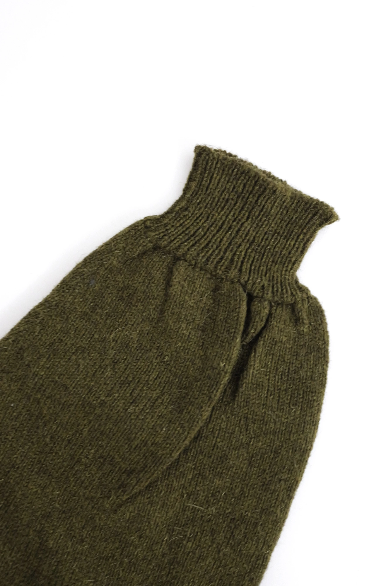 KANSAI YAMAMOTO Pull-over en laine Kaki vintage, passéist — photo 12