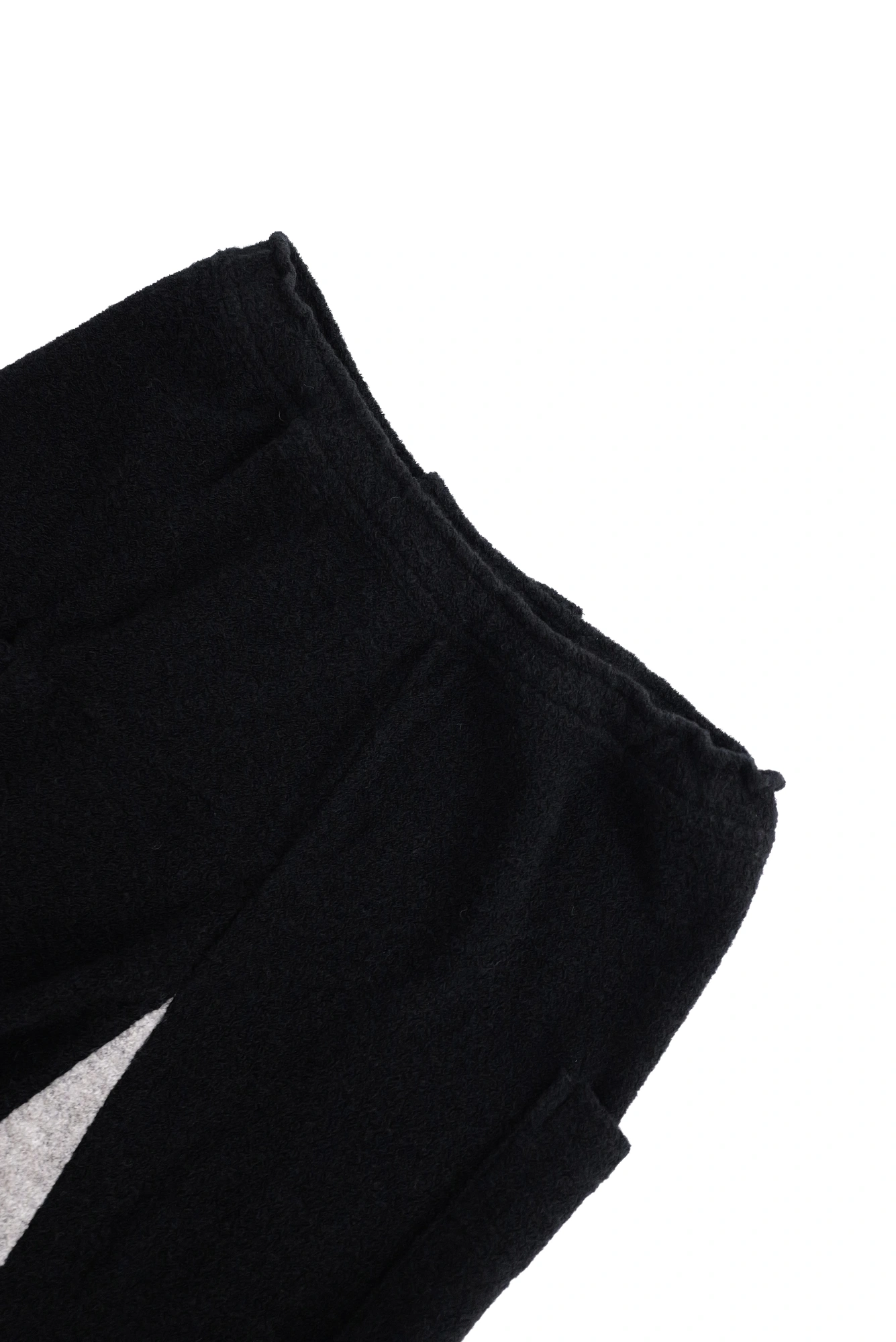 YOHJI YAMAMOTO Jupe mi-longue en laine Noir vintage, passéist — photo 15