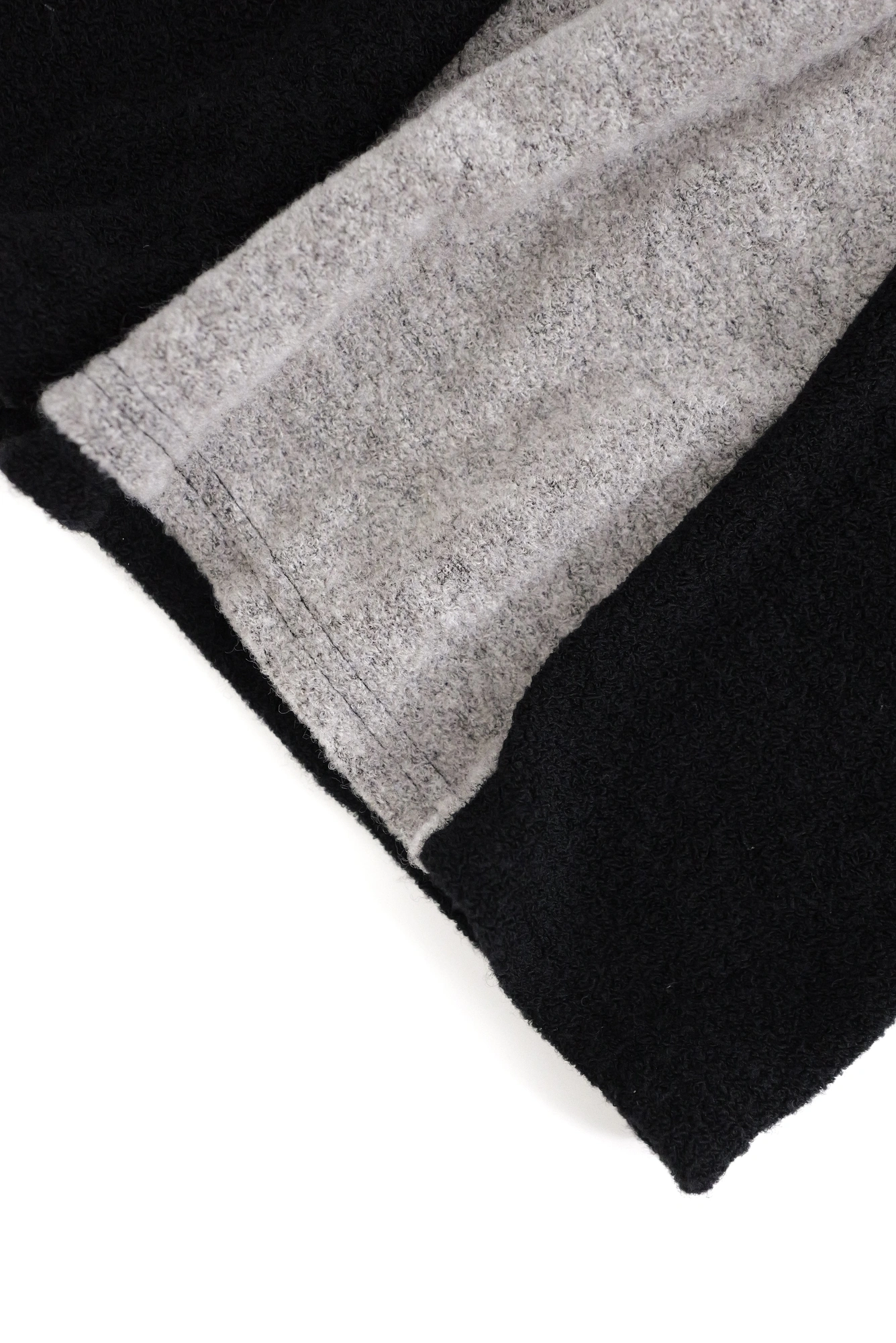 YOHJI YAMAMOTO Jupe mi-longue en laine Noir vintage, passéist — photo 3