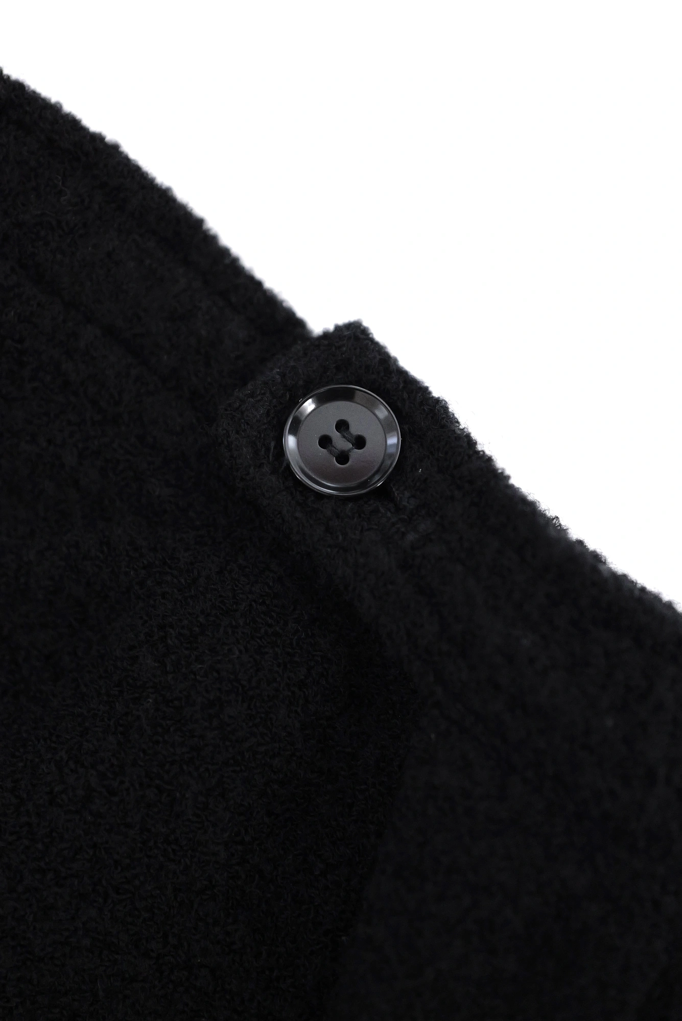 YOHJI YAMAMOTO Jupe mi-longue en laine Noir vintage, passéist — photo 5