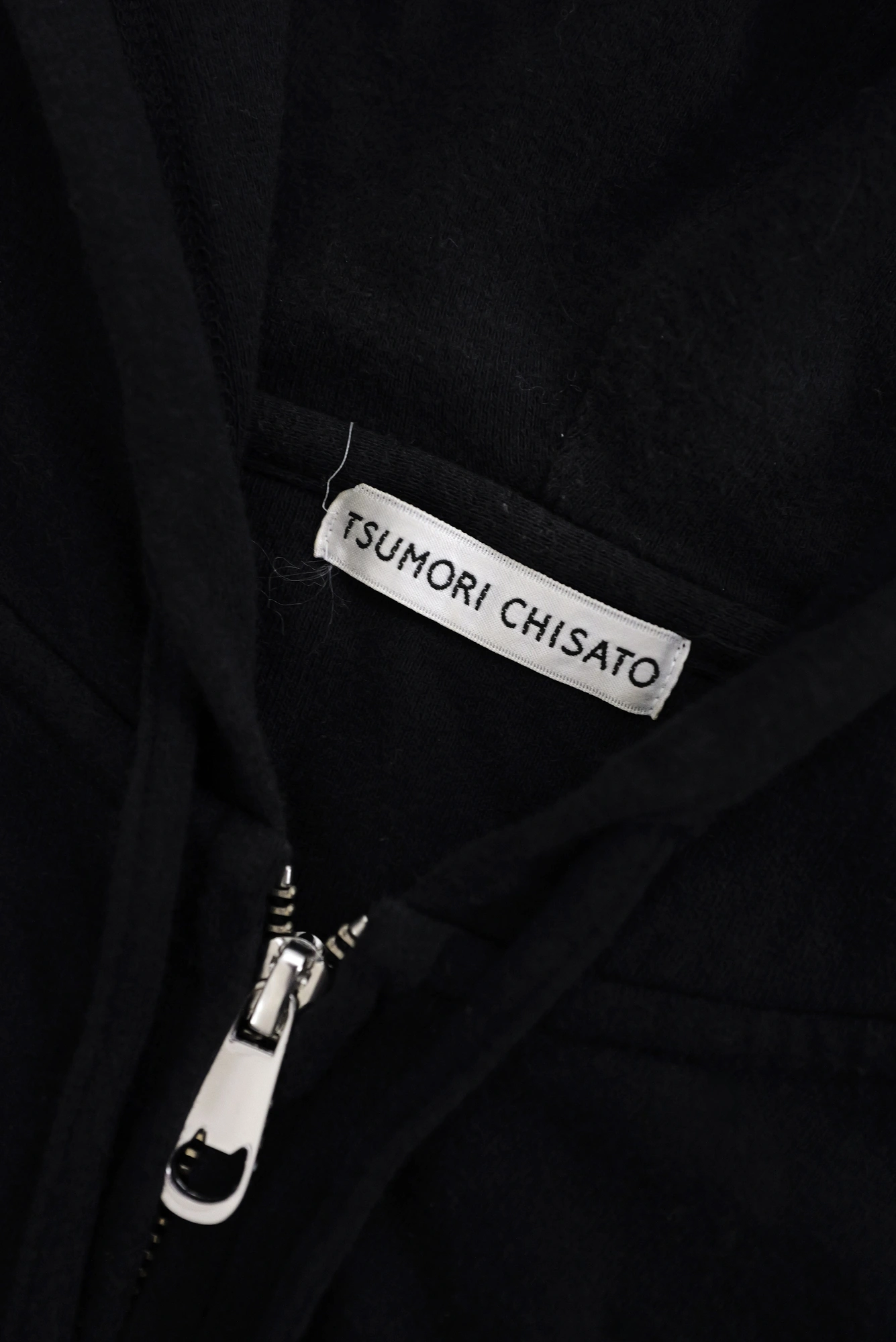 TSUMORI CHISATO Sweat Noir vintage, passéist — photo 7