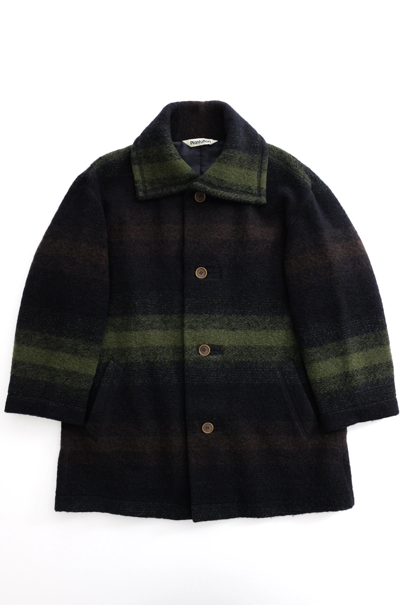 PLANTATION Manteau en laine Multicolore vintage, passéist — photo 1