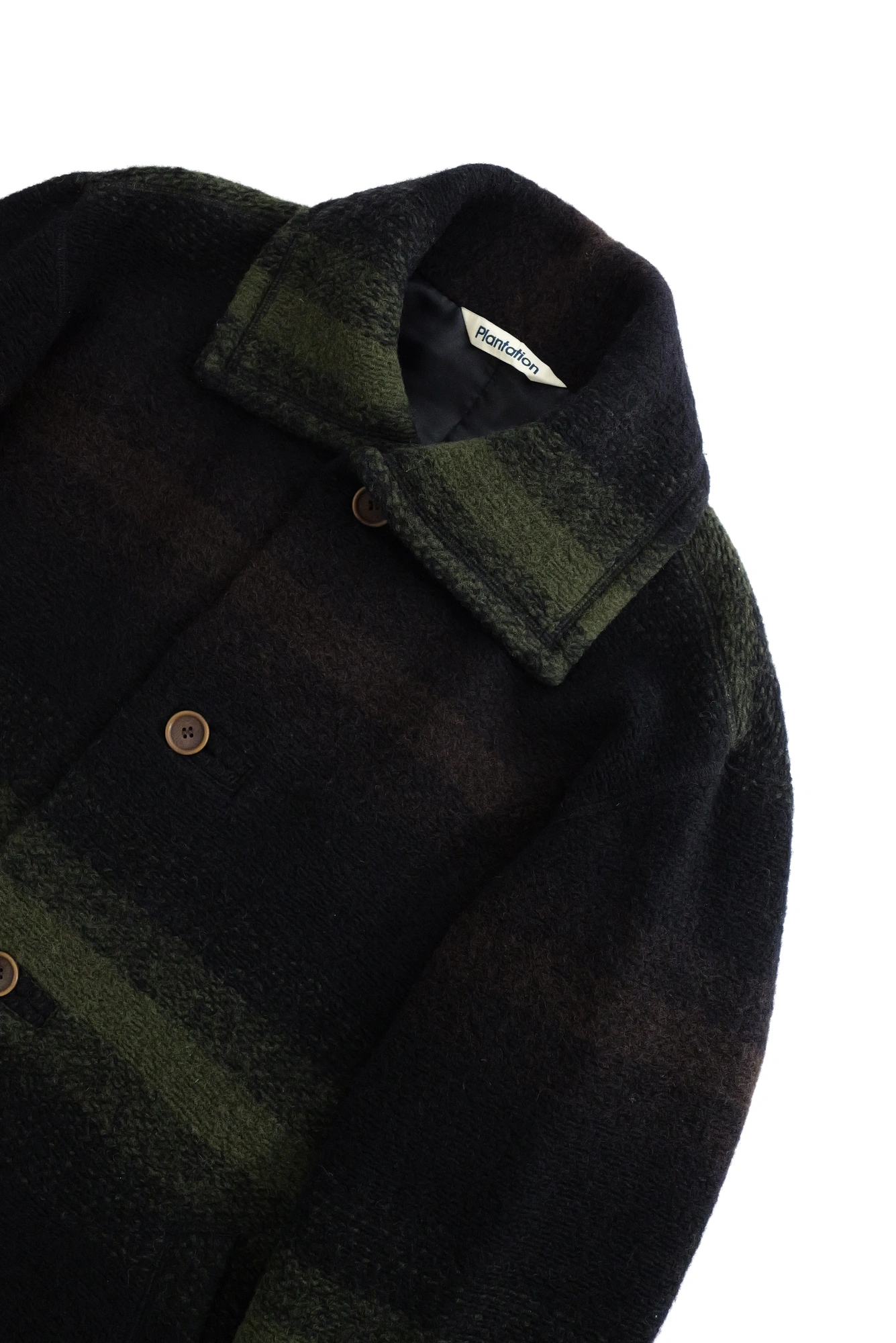PLANTATION Manteau en laine Multicolore vintage, passéist — photo 2