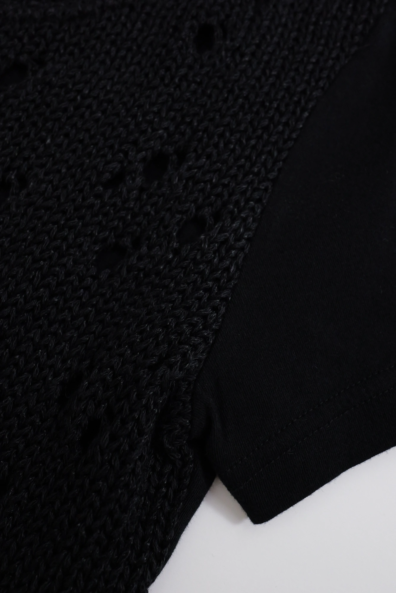 YOHJI YAMAMOTO Haut Noir vintage, passéist — photo 6