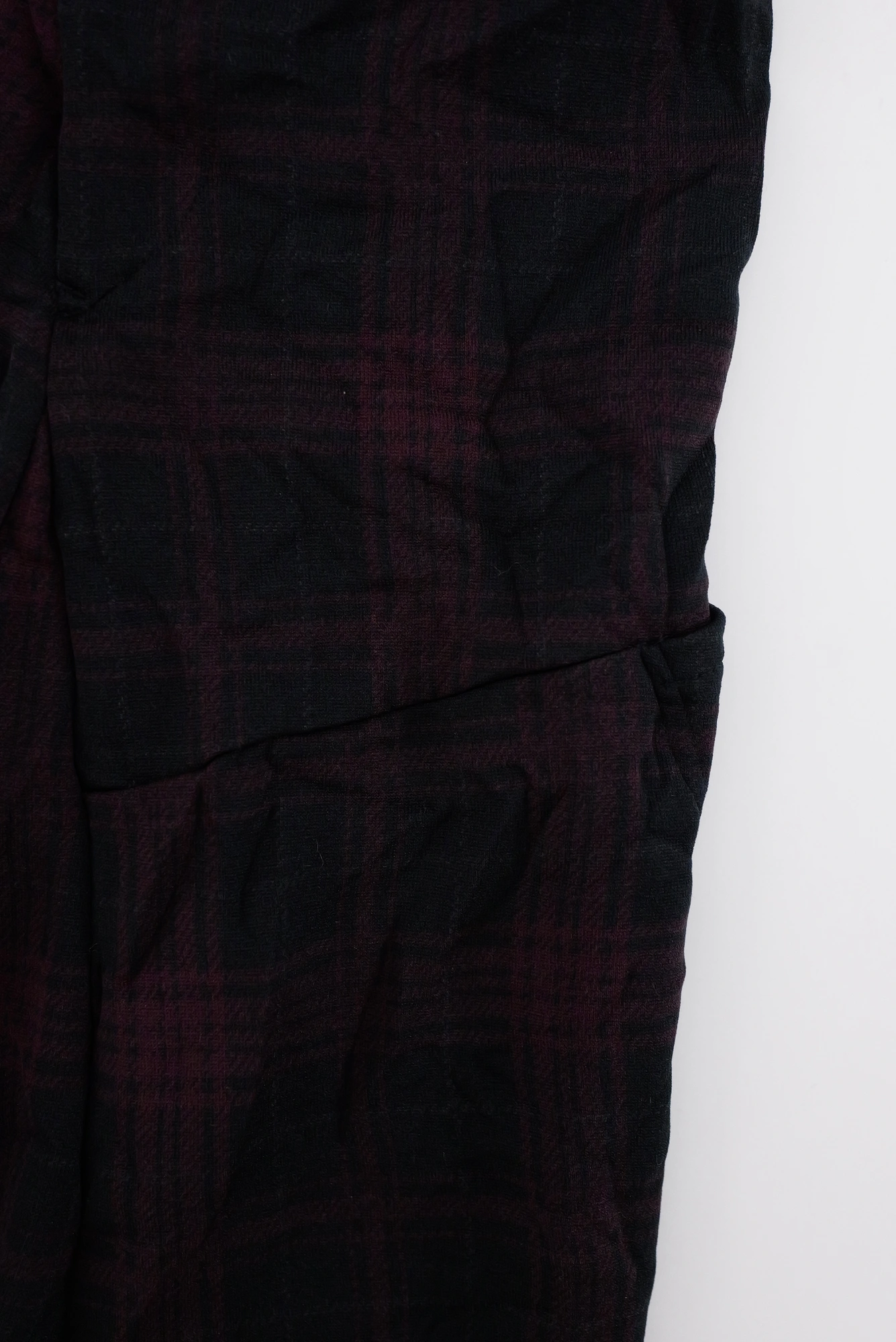 YOHJI YAMAMOTO Jupe mi-longue Noir vintage, passéist — photo 3