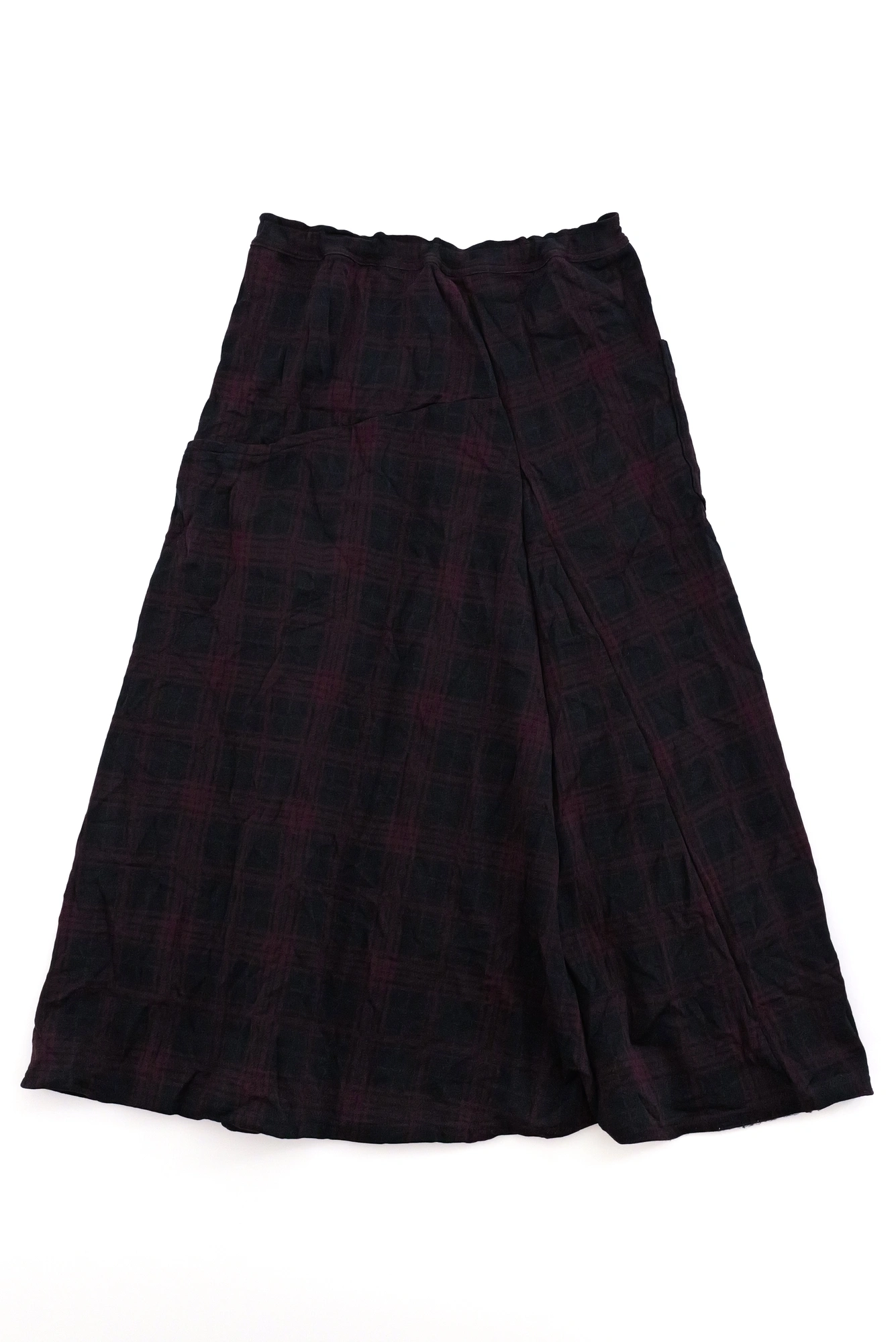 YOHJI YAMAMOTO Jupe mi-longue Noir vintage, passéist — photo 10
