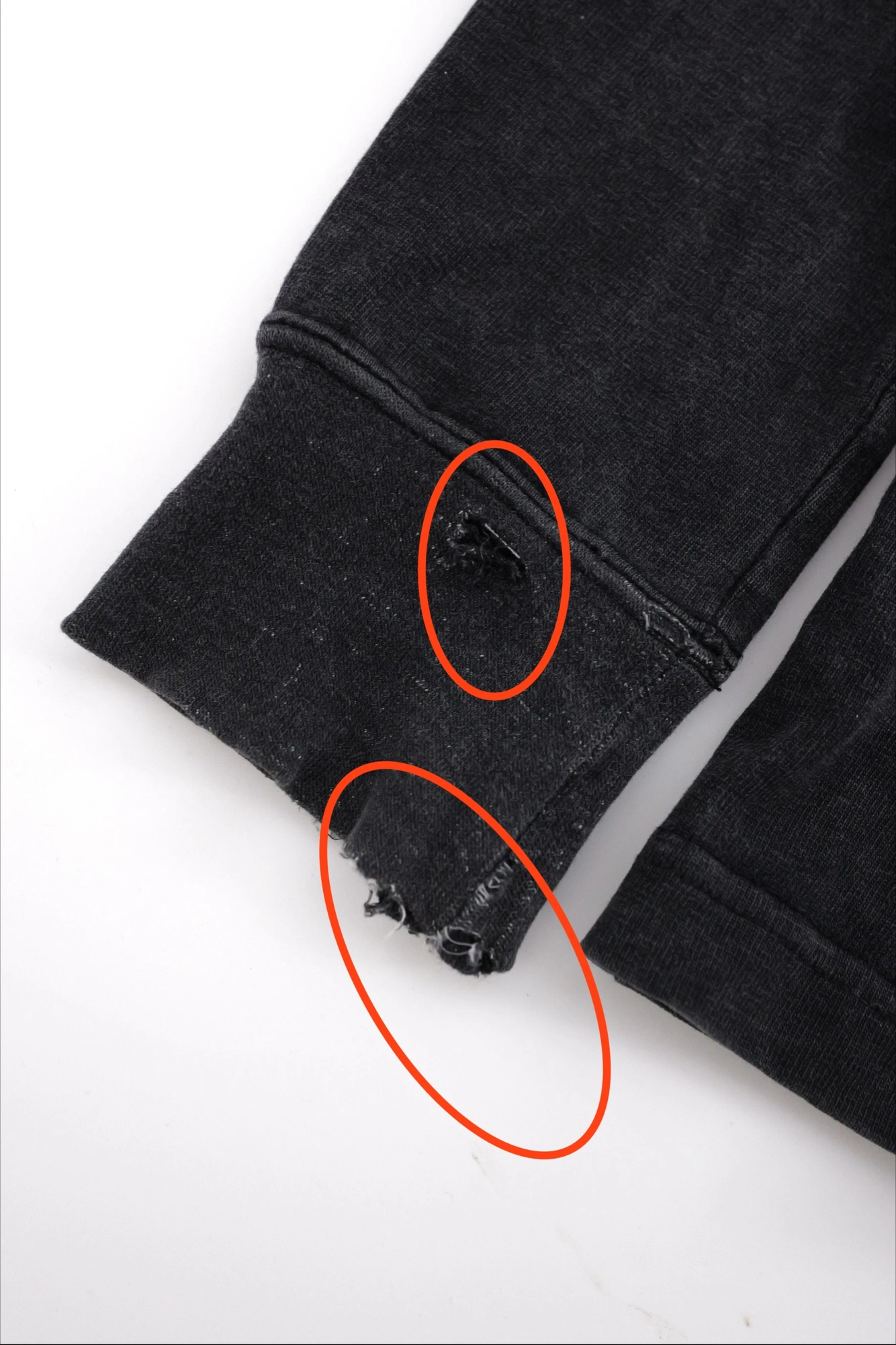 TSUMORI CHISATO Sweat Anthracite vintage, passéist — photo 10