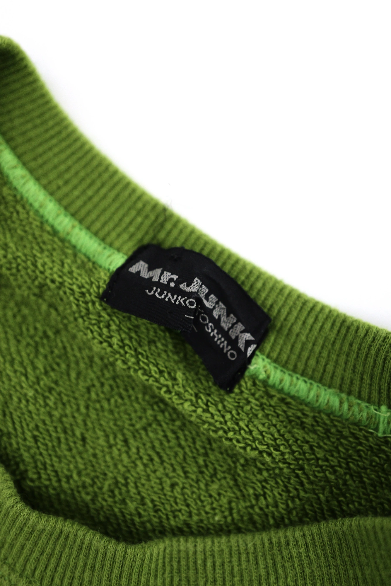JUNKO KOSHINO Sweat Vert vintage, passéist — photo 8