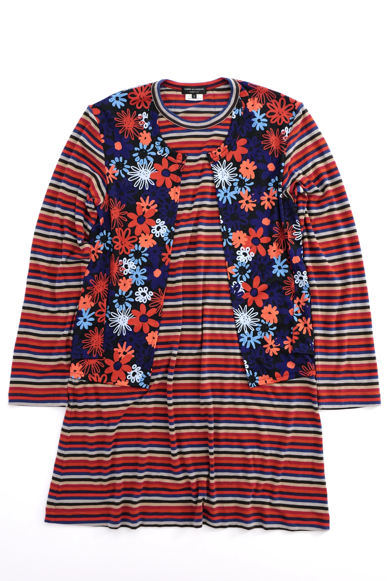 COMME DES GARÇONS Gilet Multicolore vintage, passéist — photo 1