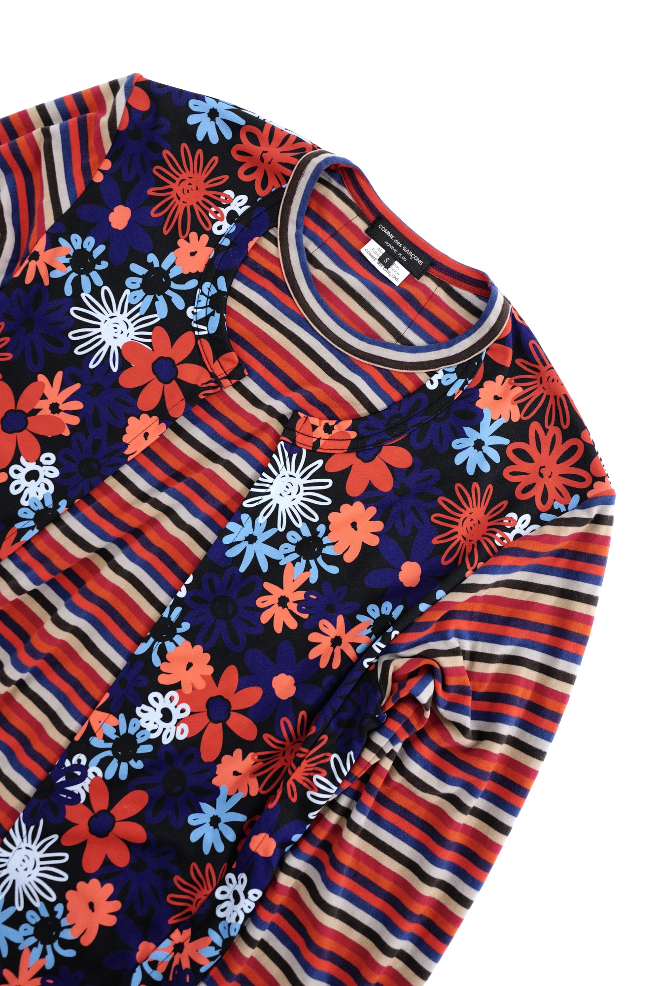 COMME DES GARÇONS Gilet Multicolore vintage, passéist — photo 2