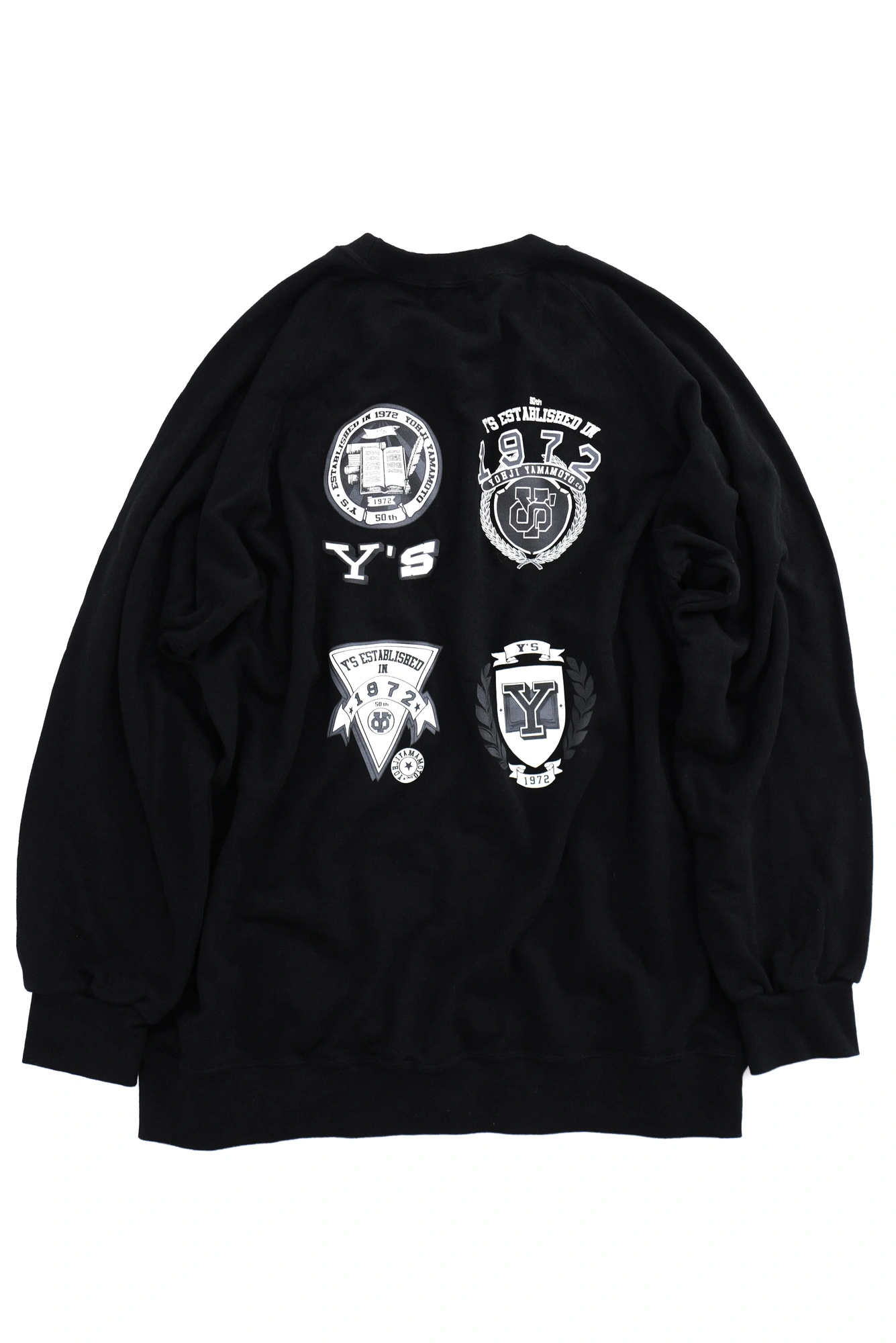 YOHJI YAMAMOTO Sweat Noir vintage, passéist — photo 1