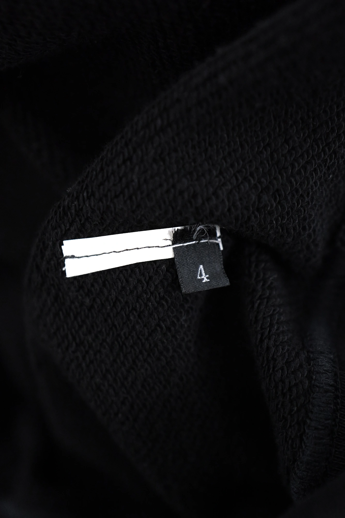 YOHJI YAMAMOTO Sweat Noir vintage, passéist — photo 8