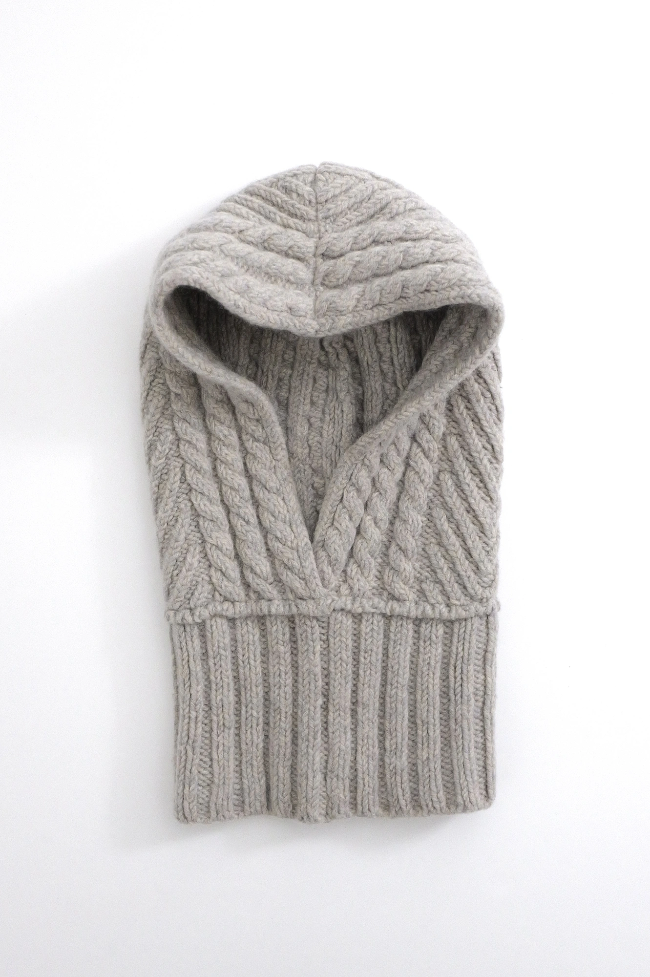YOHJI YAMAMOTO Bonnet en laine Beige vintage, passéist — photo 1