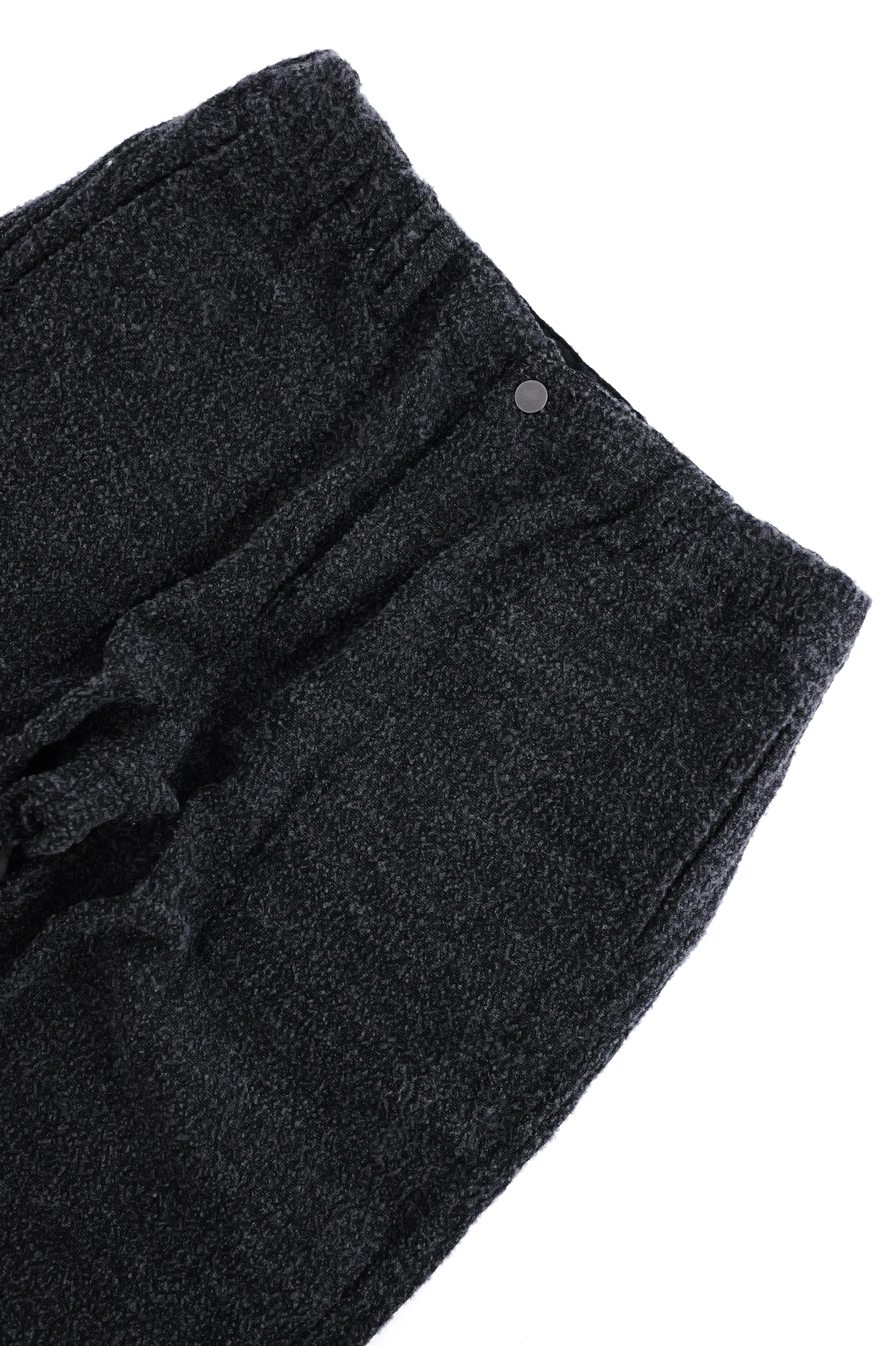 ISSEY MIYAKE Pantalon en laine Noir vintage, passéist — photo 12