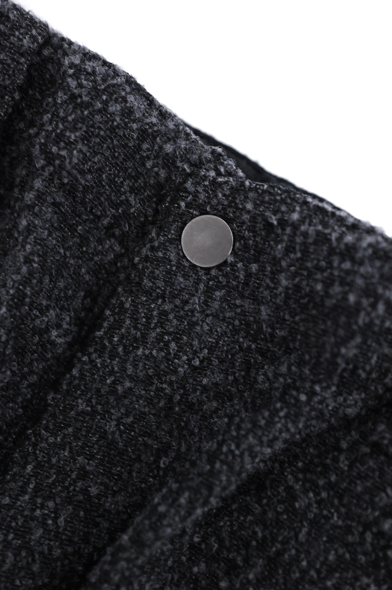 ISSEY MIYAKE Pantalon en laine Noir vintage, passéist — photo 13