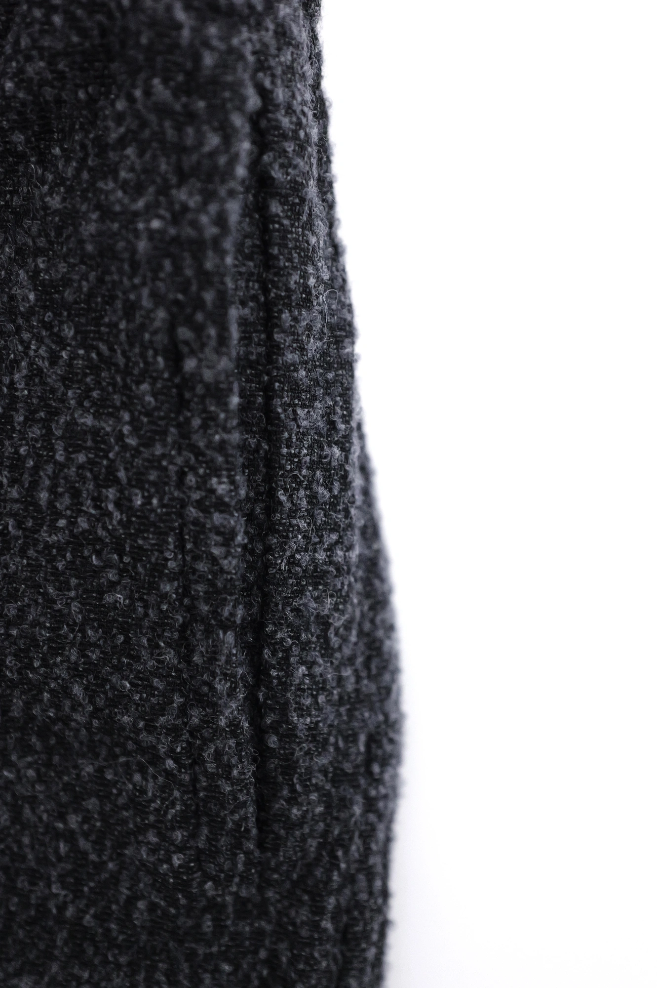 ISSEY MIYAKE Pantalon en laine Noir vintage, passéist — photo 14