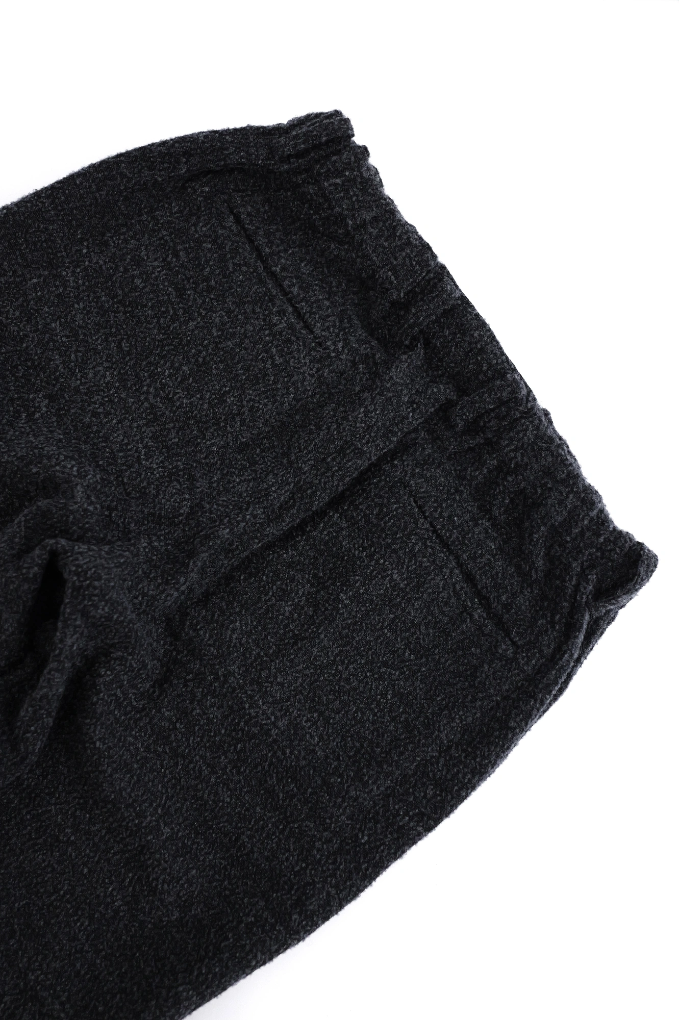 ISSEY MIYAKE Pantalon en laine Noir vintage, passéist — photo 18