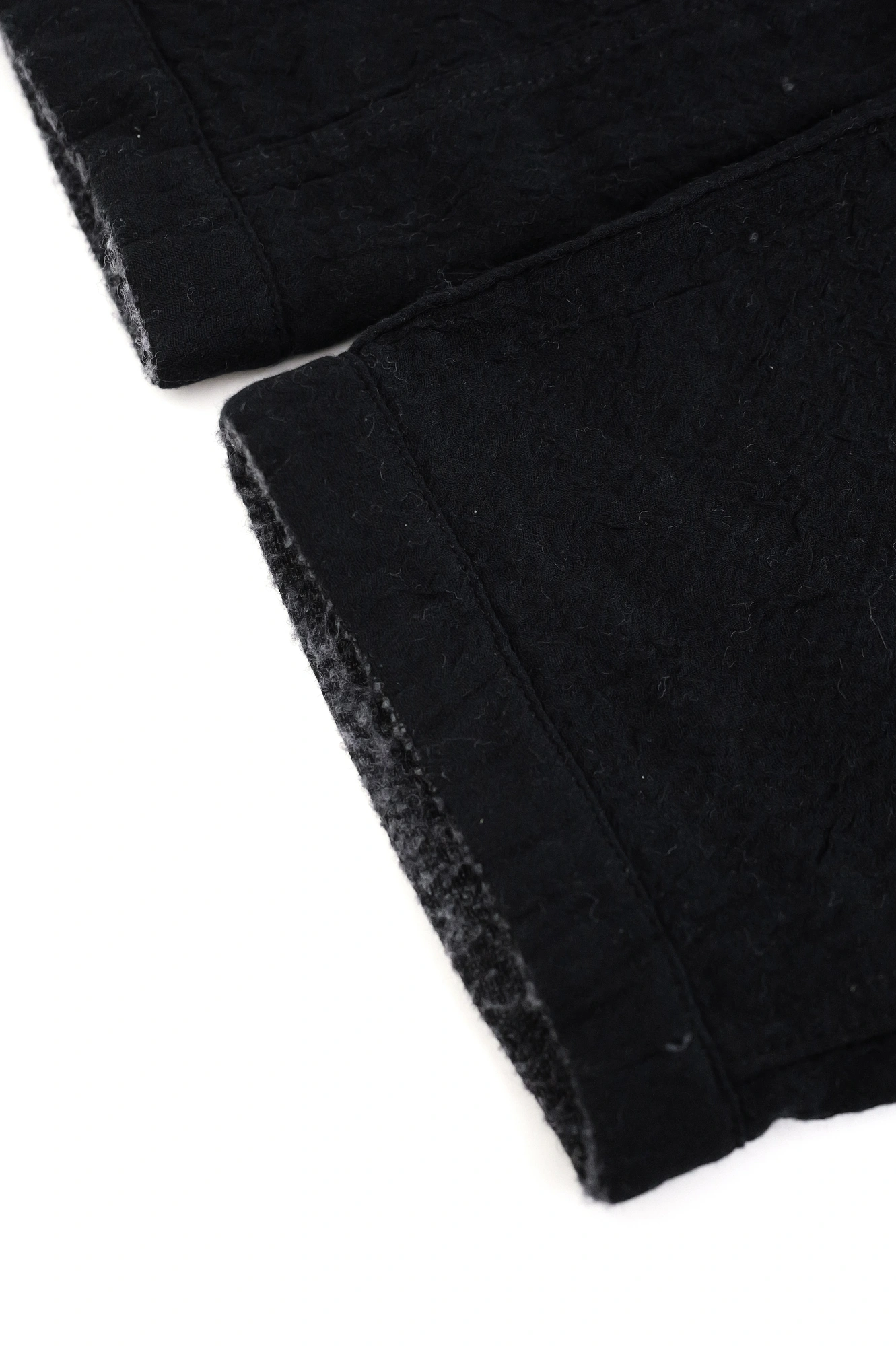 ISSEY MIYAKE Pantalon en laine Noir vintage, passéist — photo 6
