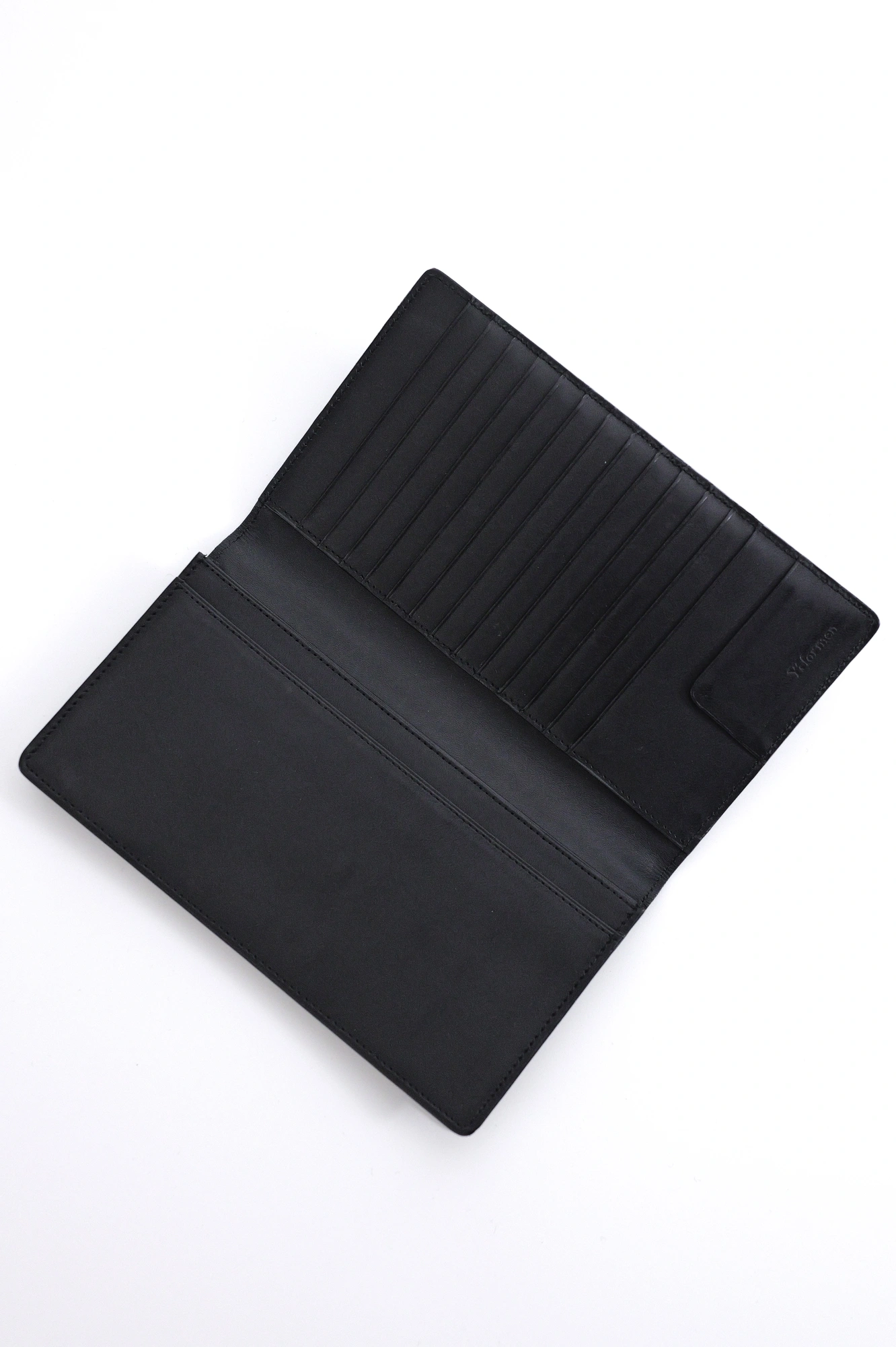 YOHJI YAMAMOTO Petite maroquinerie en cuir Noir vintage, passéist — photo 1