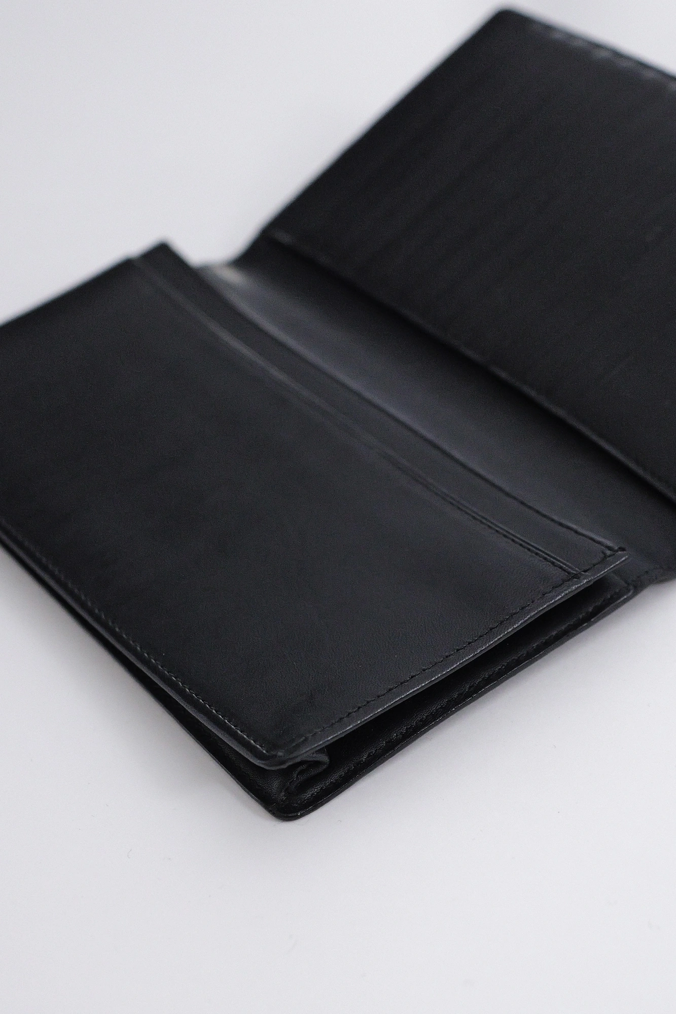 YOHJI YAMAMOTO Petite maroquinerie en cuir Noir vintage, passéist — photo 6