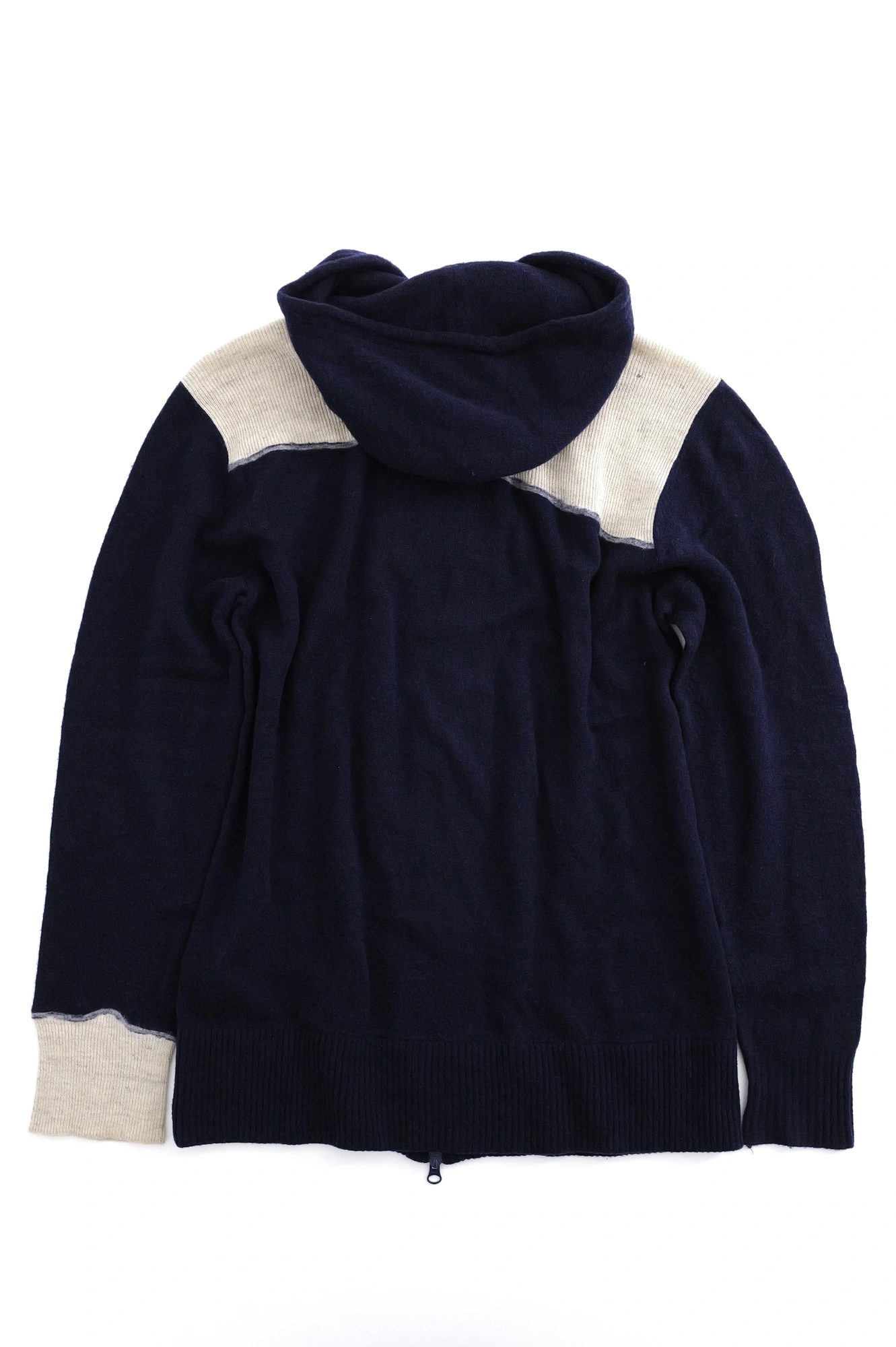 YOHJI YAMAMOTO Gilet en laine Marine vintage, passéist — photo 13