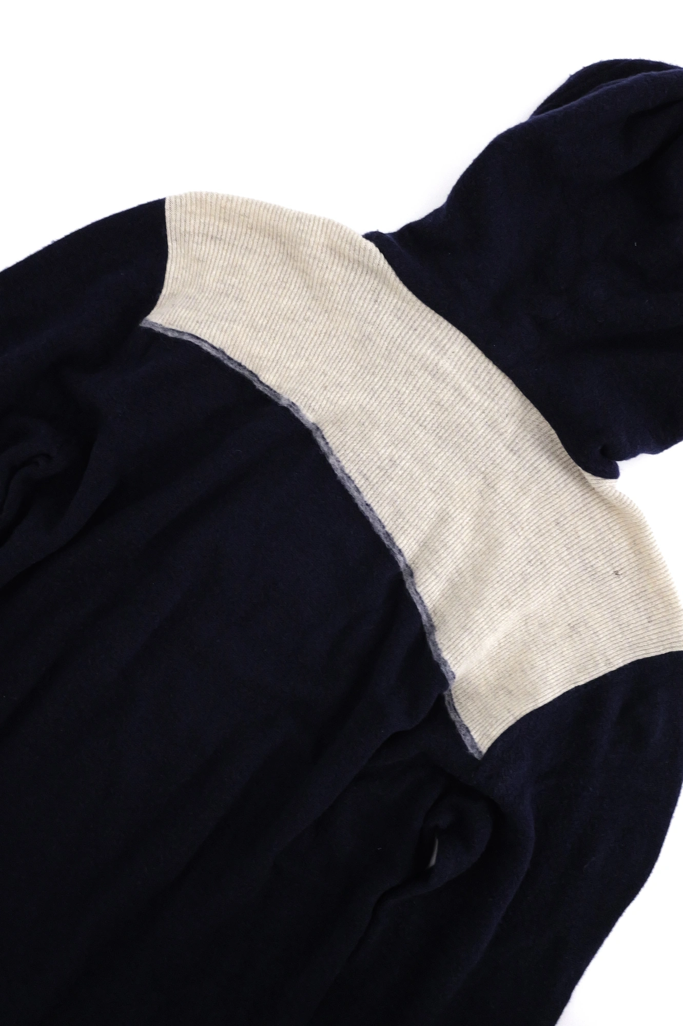 YOHJI YAMAMOTO Gilet en laine Marine vintage, passéist — photo 14