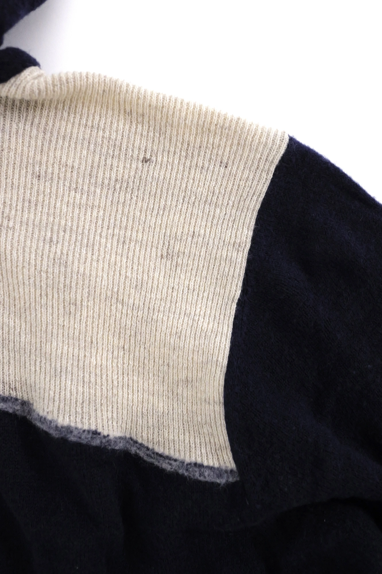 YOHJI YAMAMOTO Gilet en laine Marine vintage, passéist — photo 15
