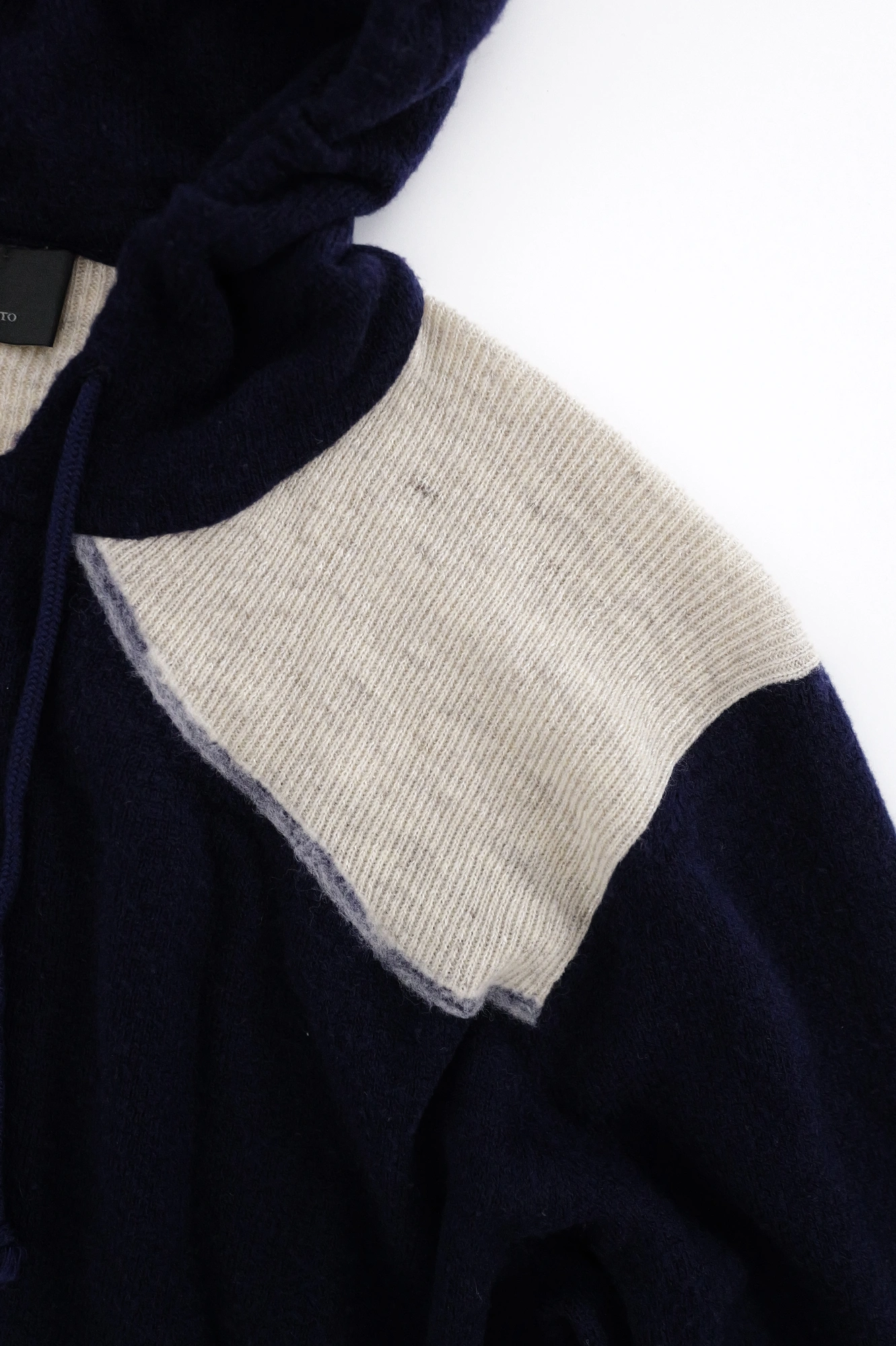 YOHJI YAMAMOTO Gilet en laine Marine vintage, passéist — photo 4