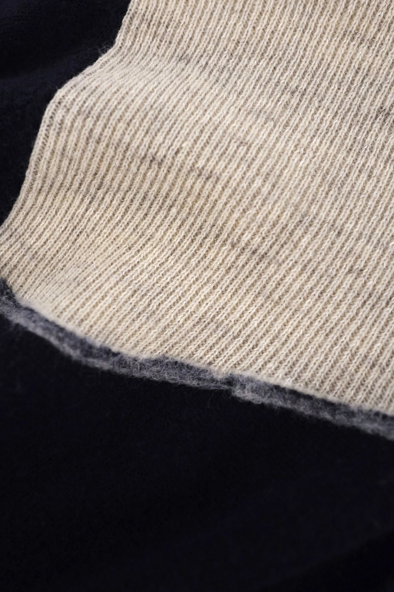 YOHJI YAMAMOTO Gilet en laine Marine vintage, passéist — photo 6