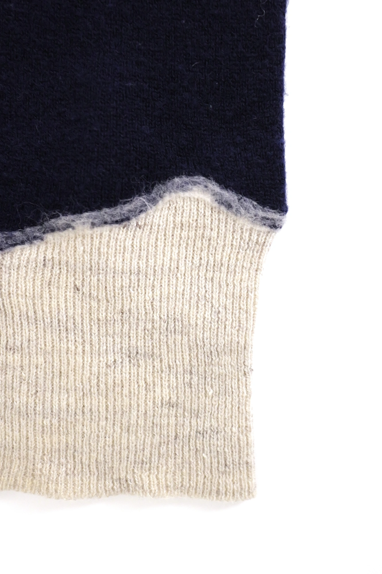 YOHJI YAMAMOTO Gilet en laine Marine vintage, passéist — photo 8