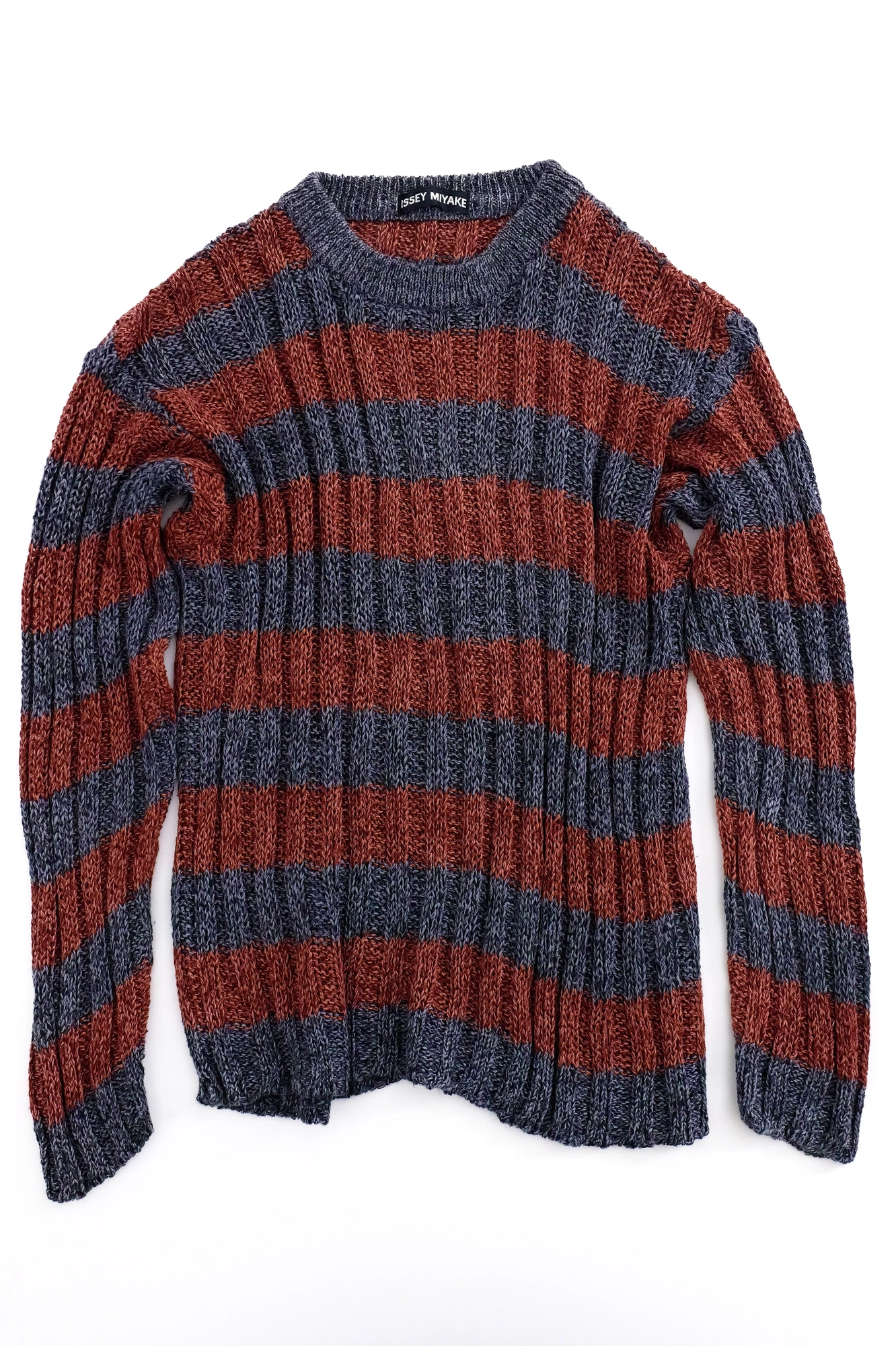 ISSEY MIYAKE Pull en lin Anthracite vintage, passéist — photo 1