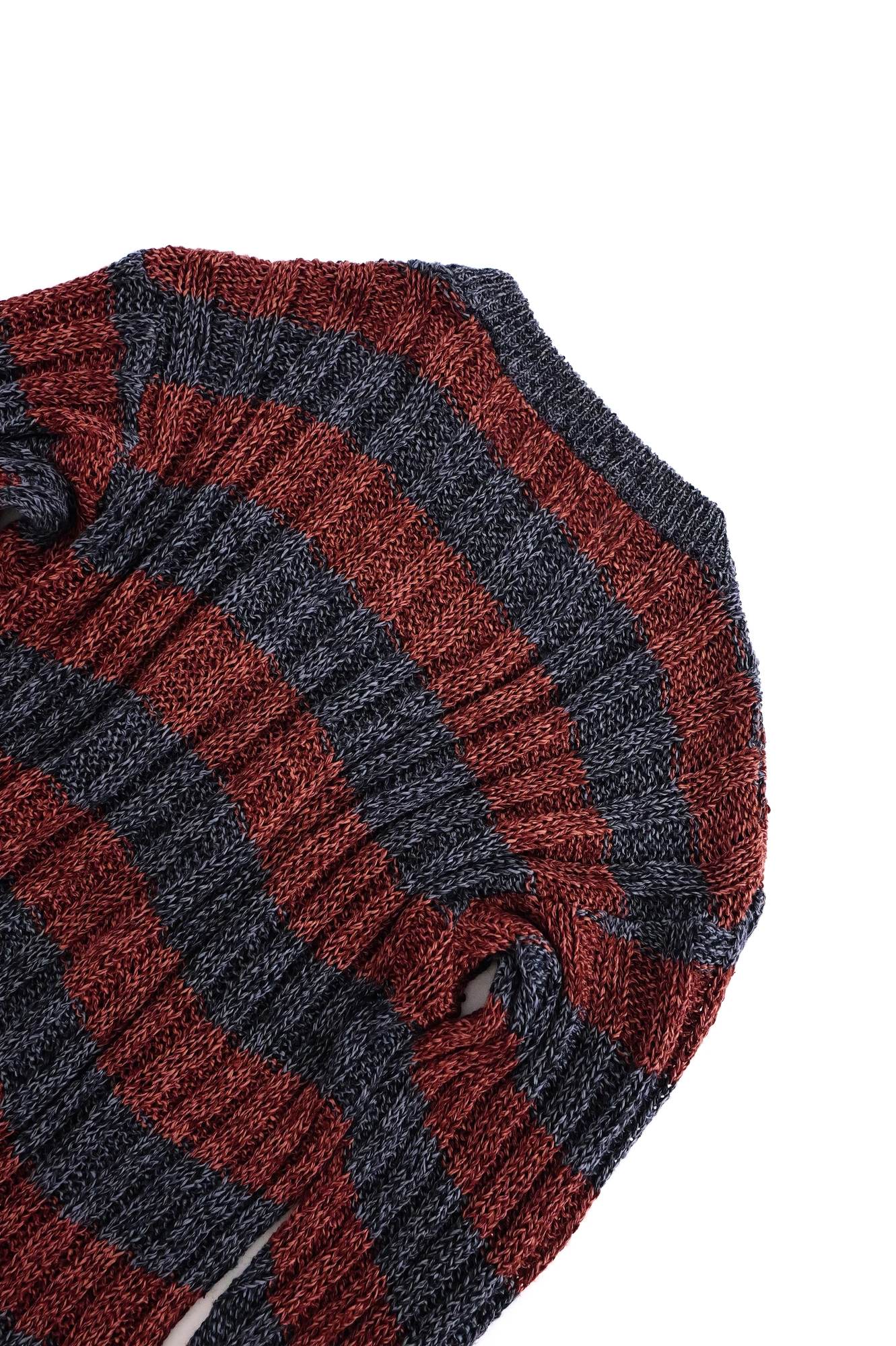 ISSEY MIYAKE Pull en lin Anthracite vintage, passéist — photo 11