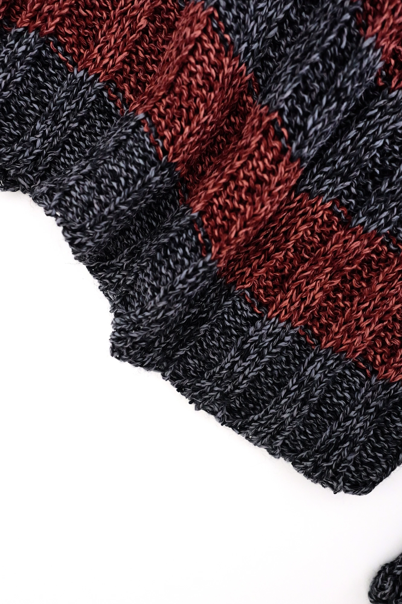 ISSEY MIYAKE Pull en lin Anthracite vintage, passéist — photo 14