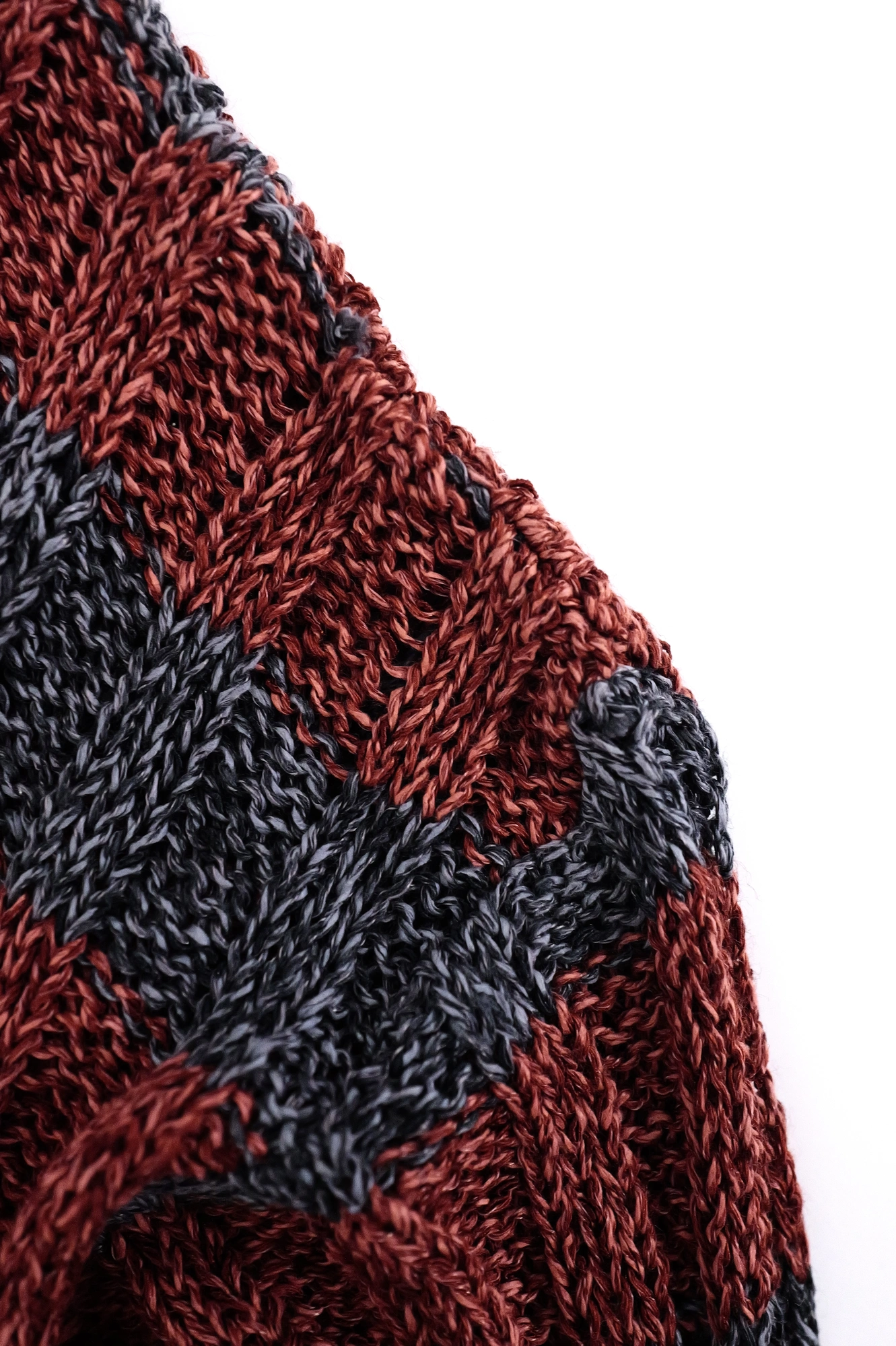ISSEY MIYAKE Pull en lin Anthracite vintage, passéist — photo 5
