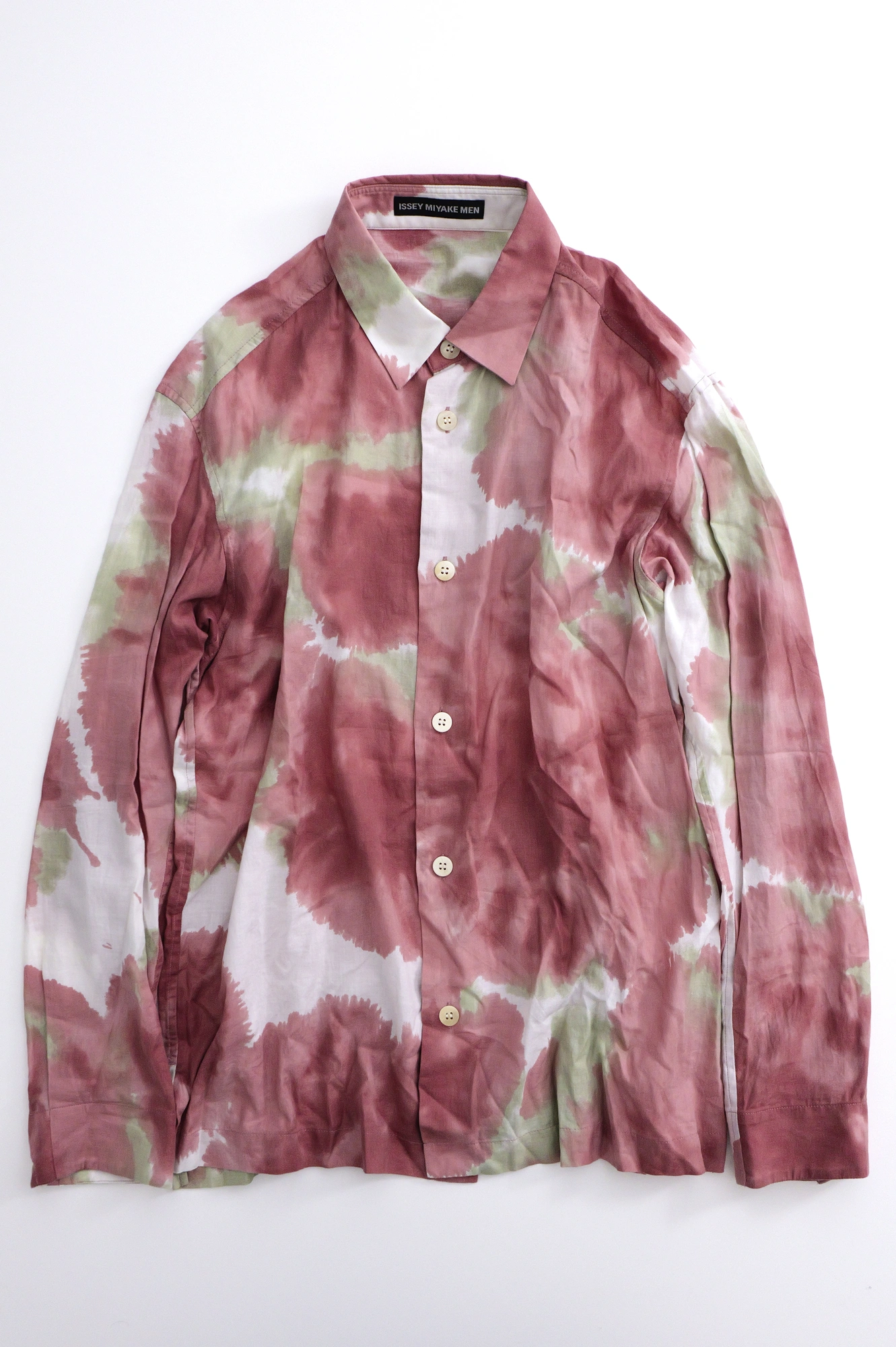ISSEY MIYAKE Chemise Bordeaux vintage, passéist — photo 1