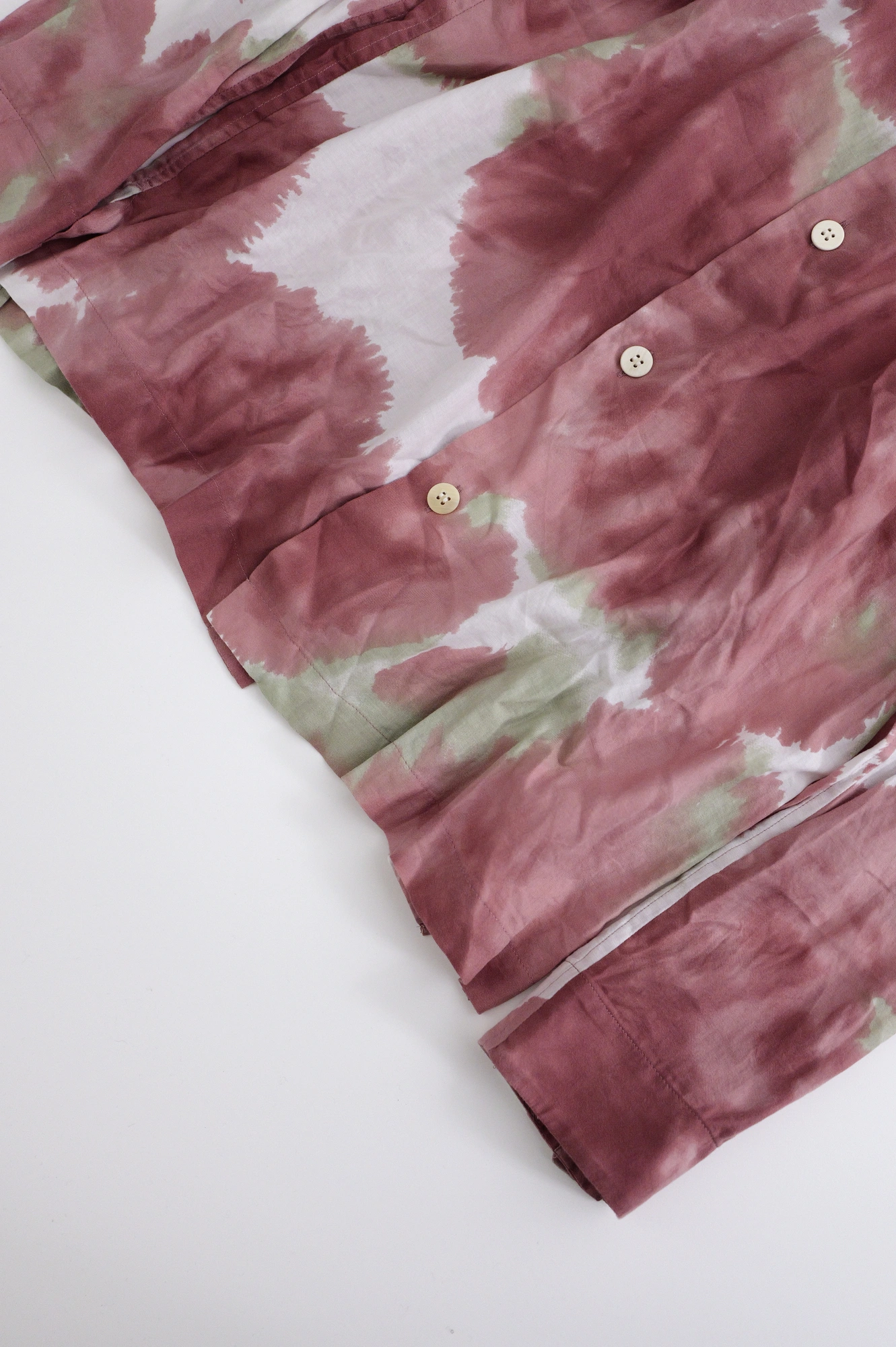 ISSEY MIYAKE Chemise Bordeaux vintage, passéist — photo 3