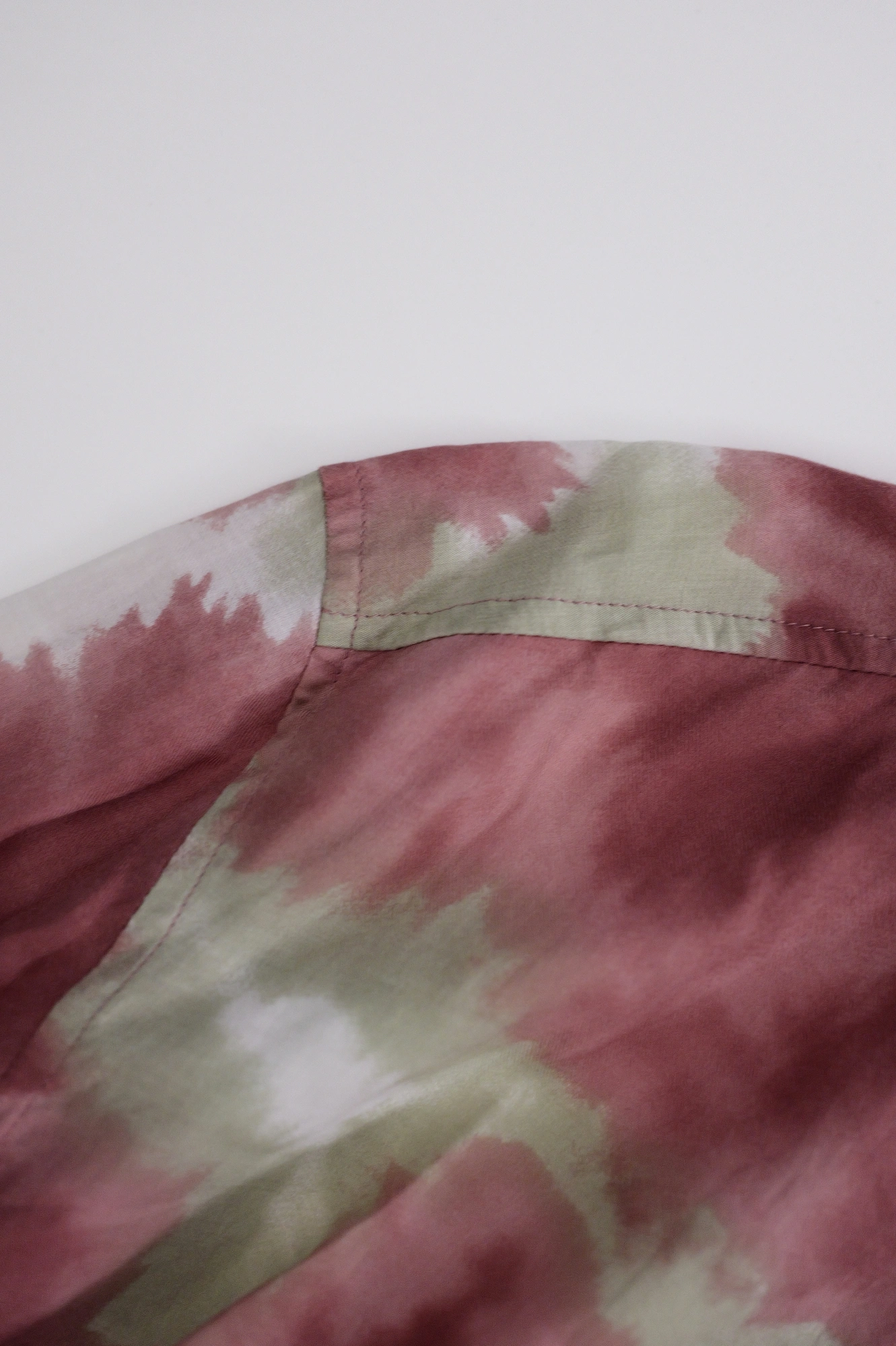 ISSEY MIYAKE Chemise Bordeaux vintage, passéist — photo 8