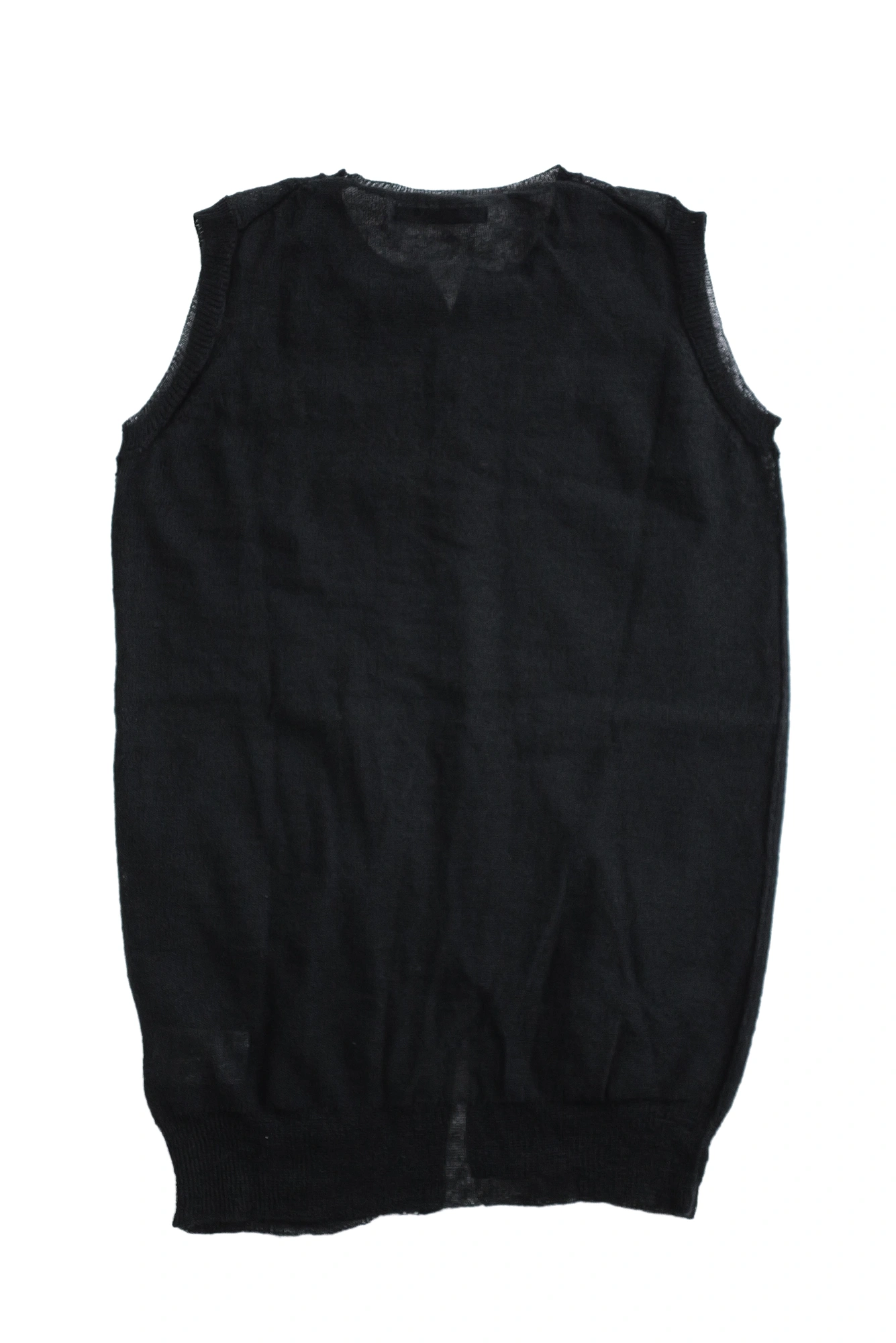 YOHJI YAMAMOTO Pull Noir vintage, passéist — photo 12