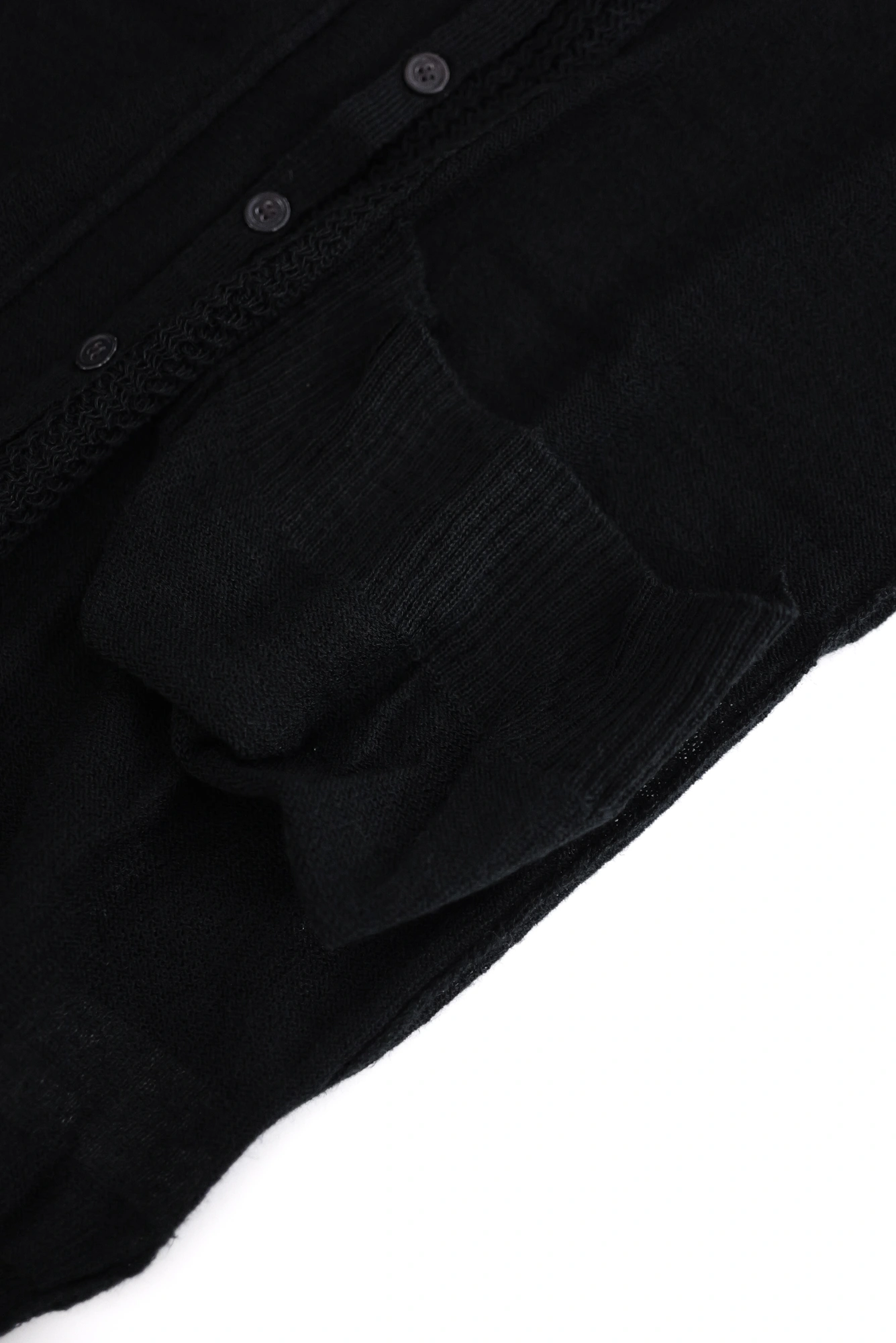 YOHJI YAMAMOTO Pull Noir vintage, passéist — photo 4